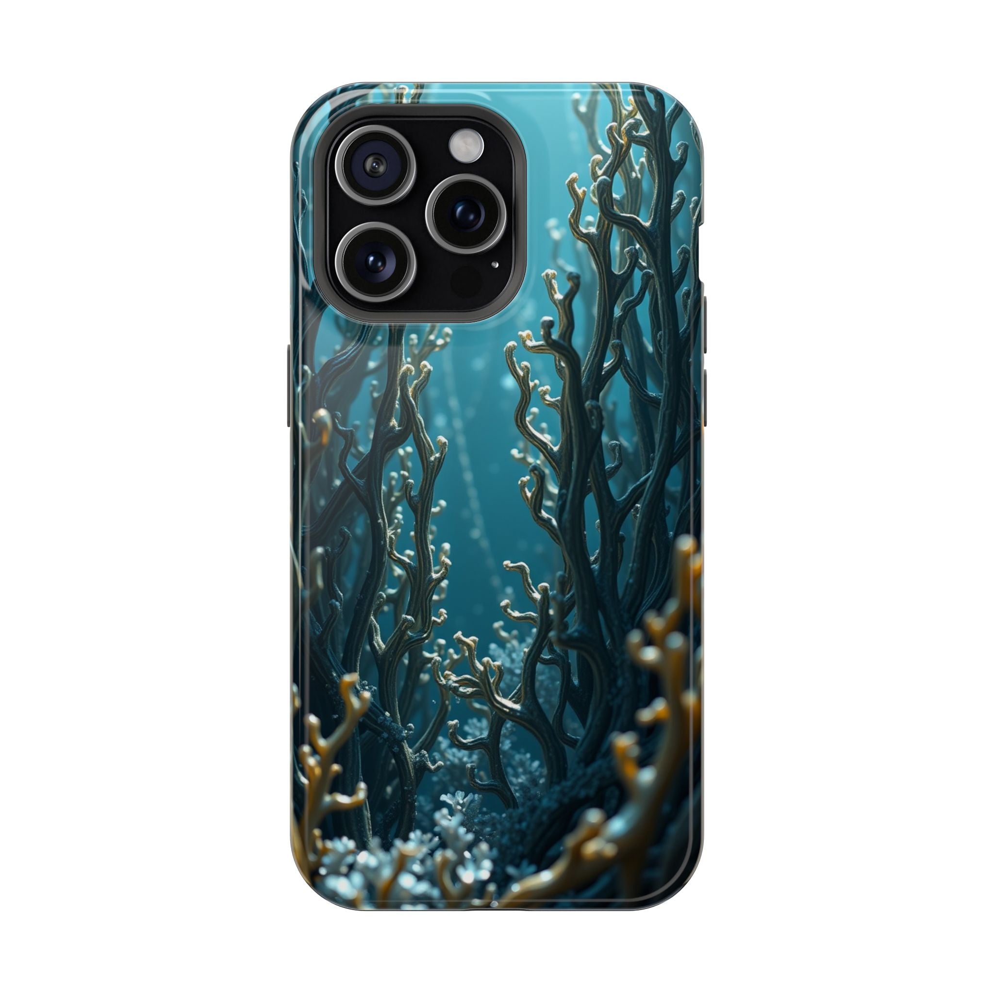 iPhone Midnight Blue And Silver Kelp Forest Slim iPhone Everyday · iPhone Case