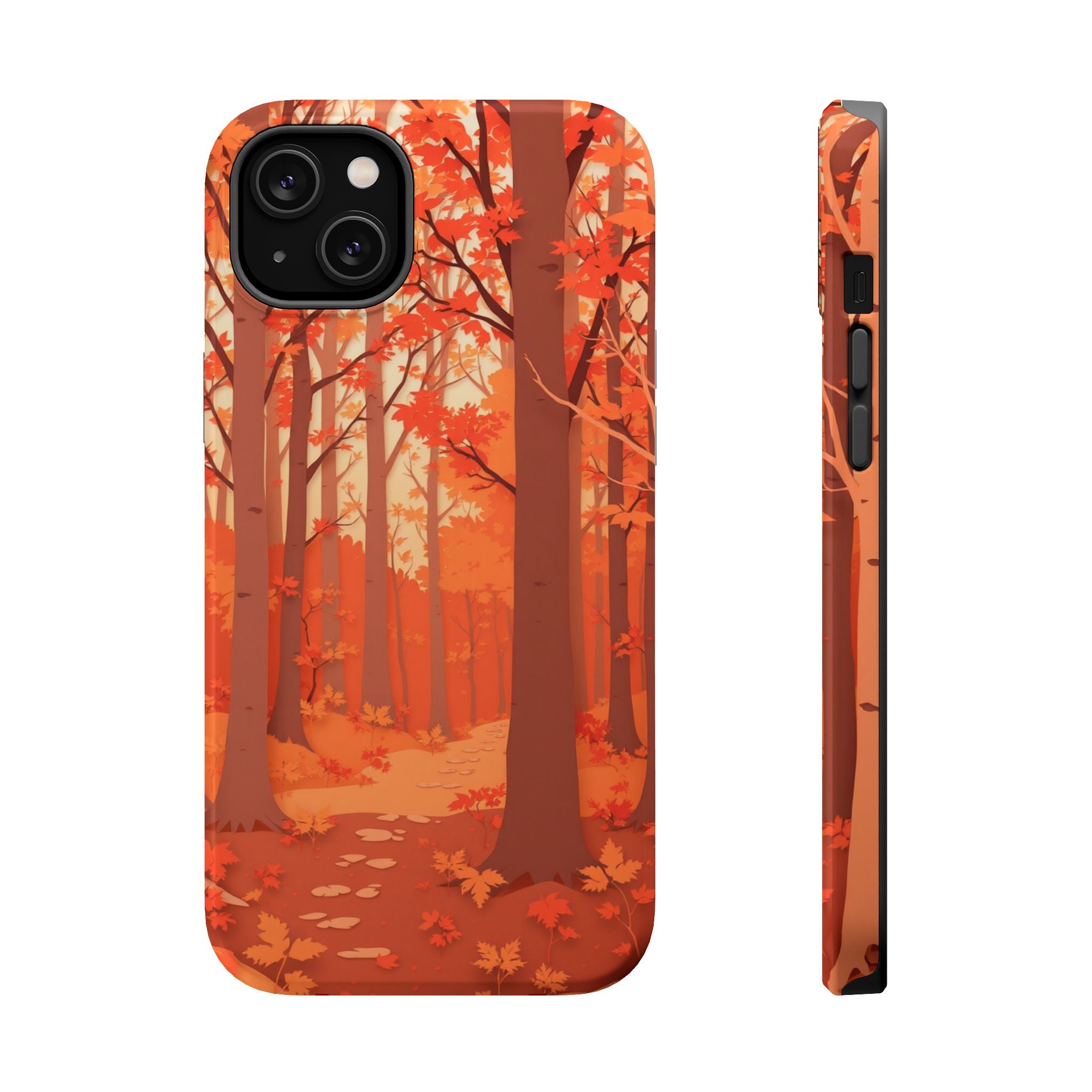 iPhone Autumn Forest Floor Paper Cut Art Slim Everyday iPhone Designer · iPhone