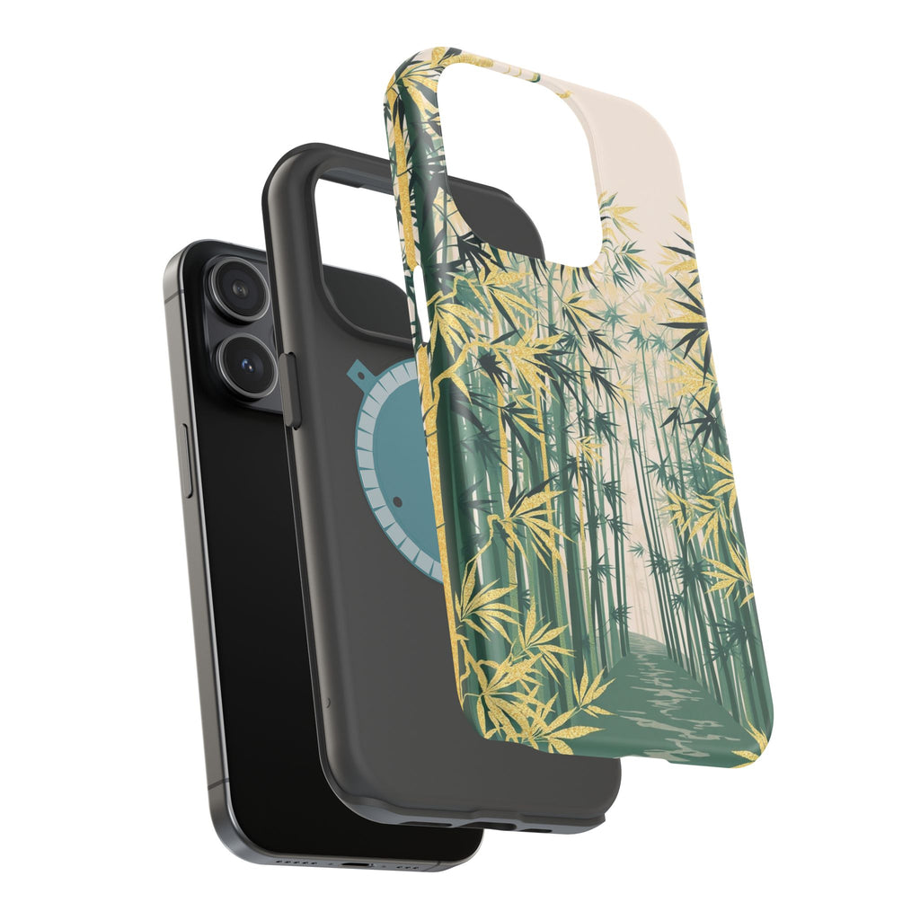 iPhone Serene Bamboo Grove Design Bold Modern Everyday Snap Case · iPhone Case