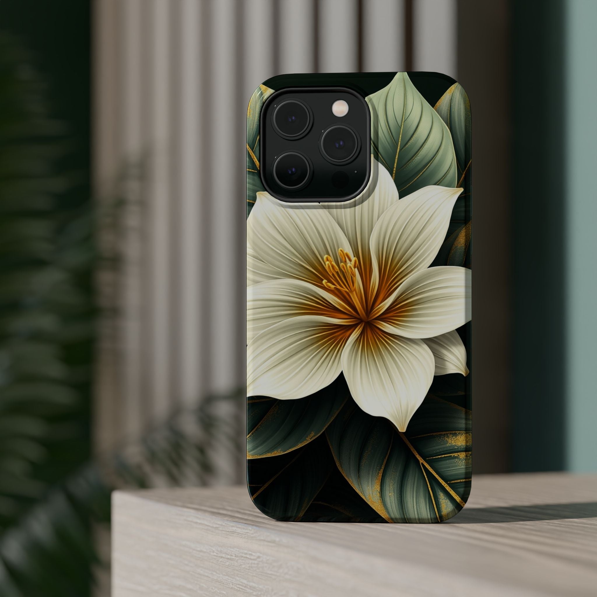 iPhone Radiant Tropical Bloom Design Slim Everyday Designer Case · iPhone Case