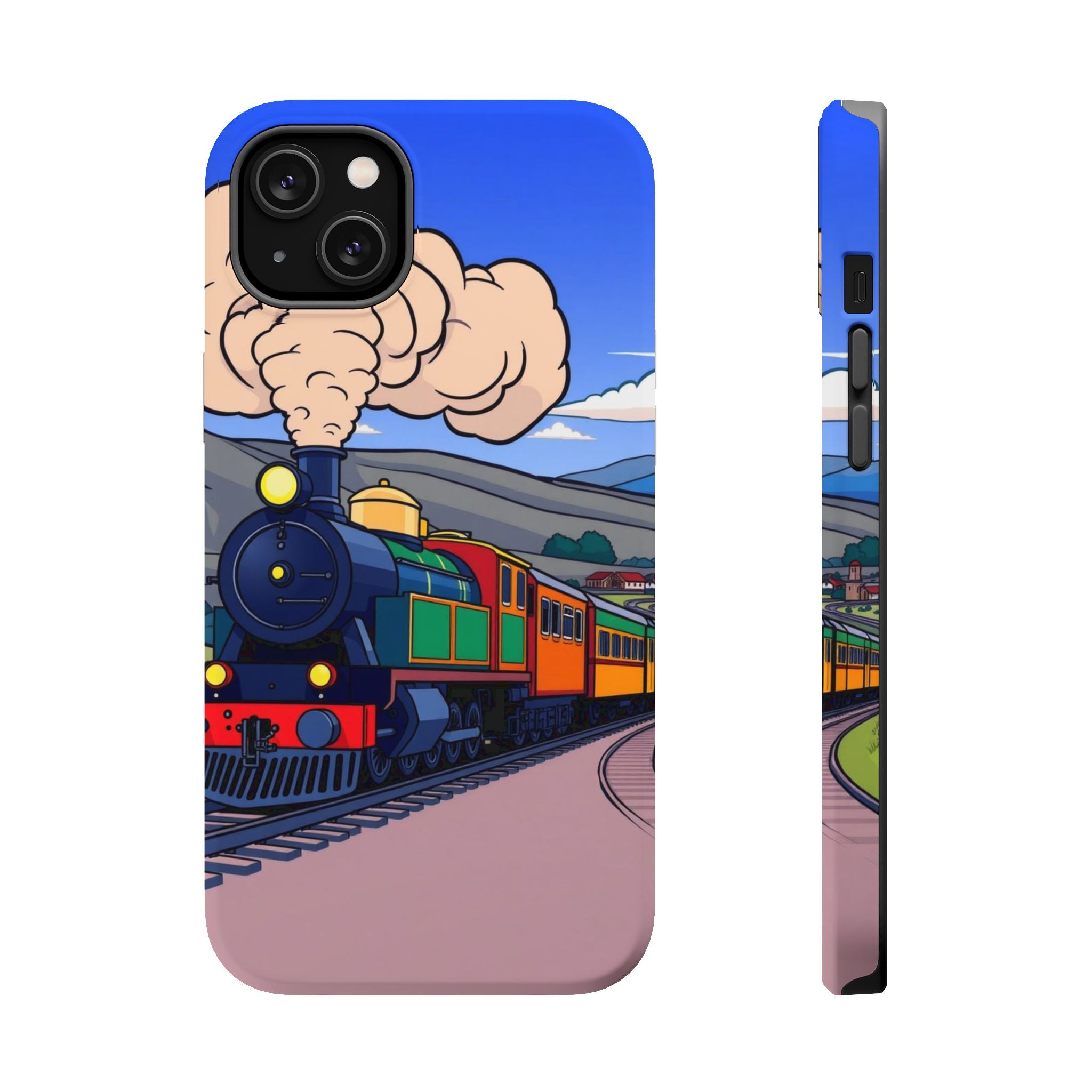 iPhone Steam Locomotive Puff Kids Fun iPhone Phone Case Gift Slim · iPhone Case