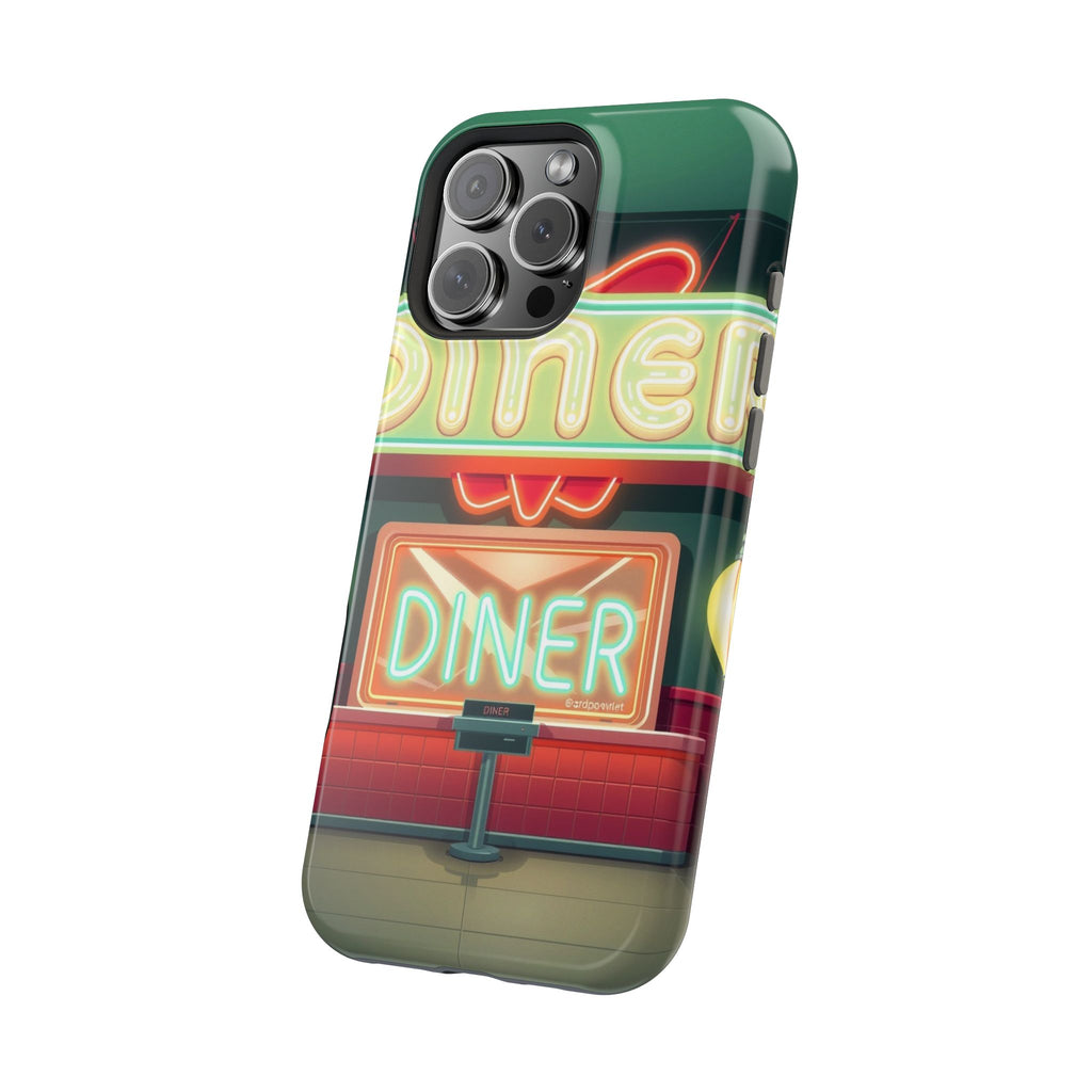 iPhone Neon Diner Sign Mystic Art Bold Modern Everyday Snap Case · iPhone Case