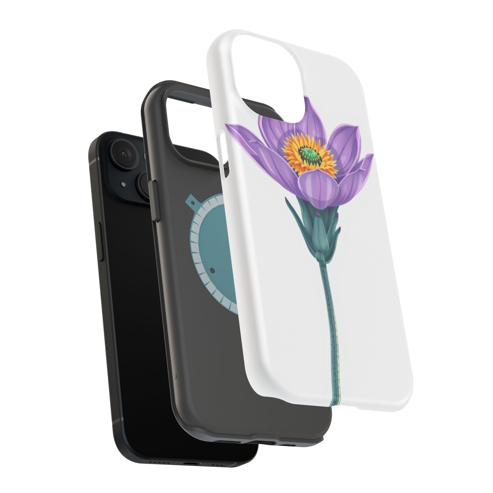 iPhone Indigo And Violet Desert Flower Slim Everyday Designer Case · iPhone Case