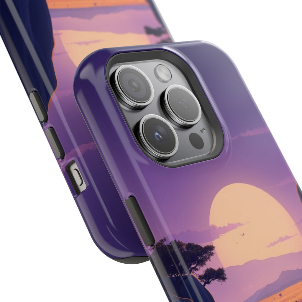 iPhone Lavender And Pearl Savanna Horizon Slim iPhone 18 Everyday · iPhone Case