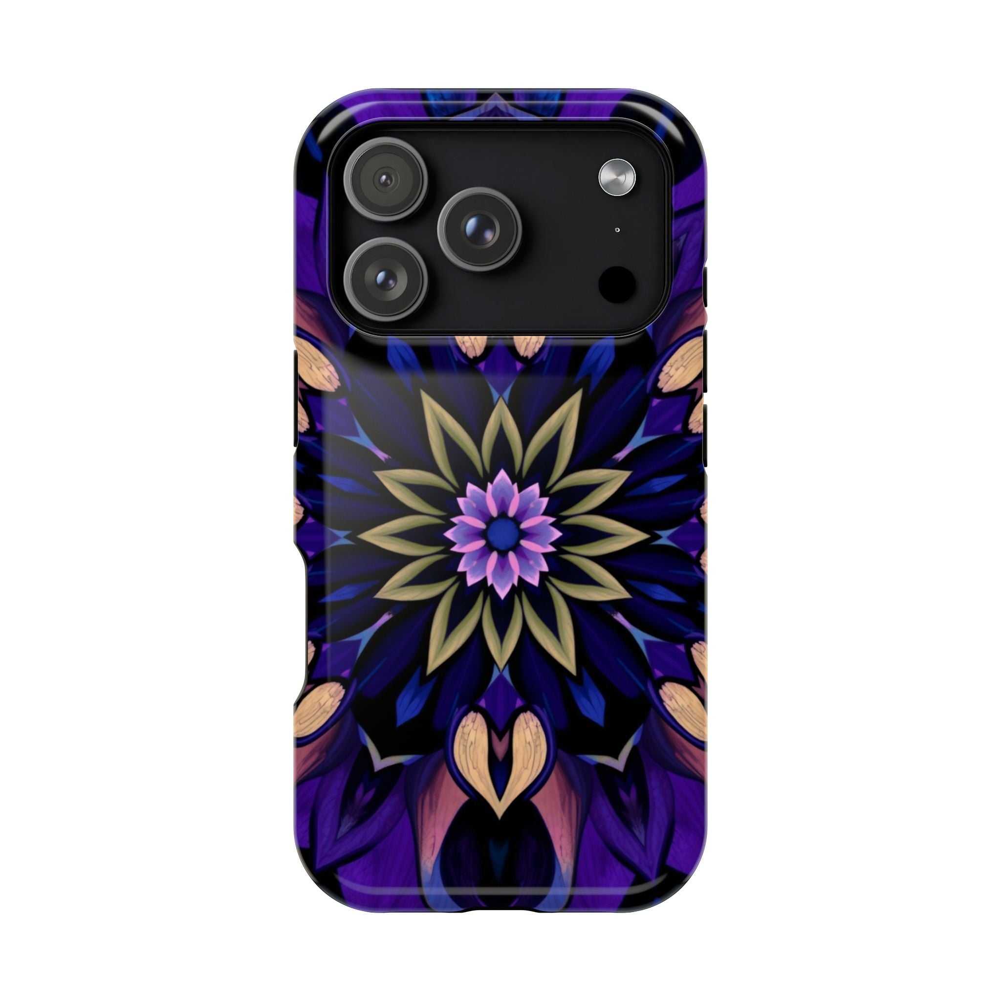 iPhone Floral Mandala Mystic Art Bold Modern Everyday Snap Case · iPhone Case