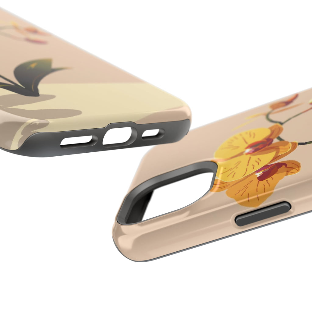 iPhone Orchid Study Pixel Art -Bit Bold Modern Everyday Snap Case · iPhone Case