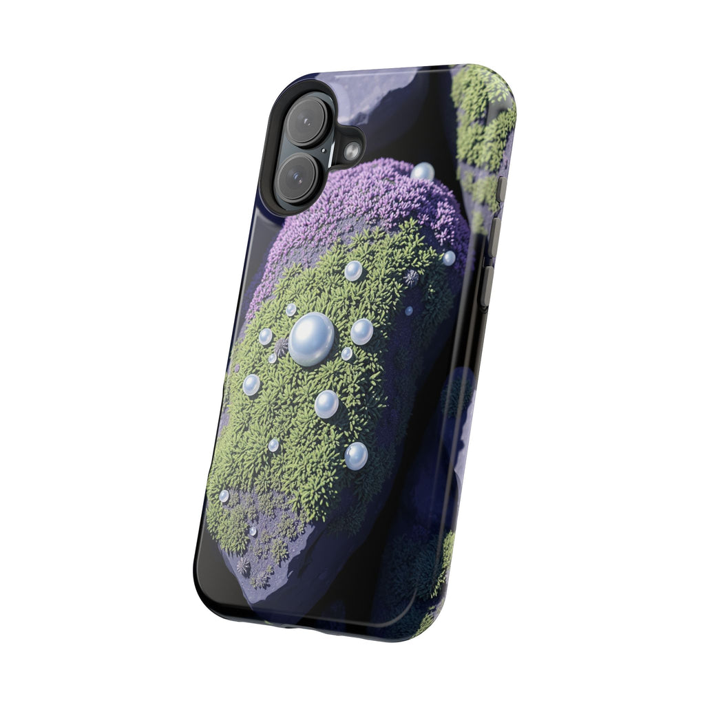 iPhone Moss Covered Rocks Electric Art Slim Everyday Designer Case · iPhone Case