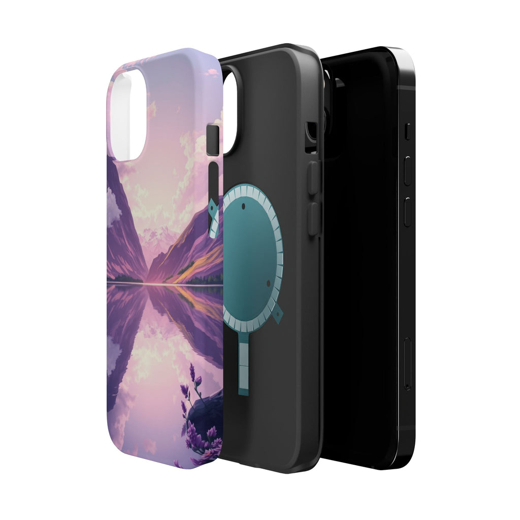iPhone Lavender And Pearl Fjord Reflection Slim iPhone Everyday · iPhone Case