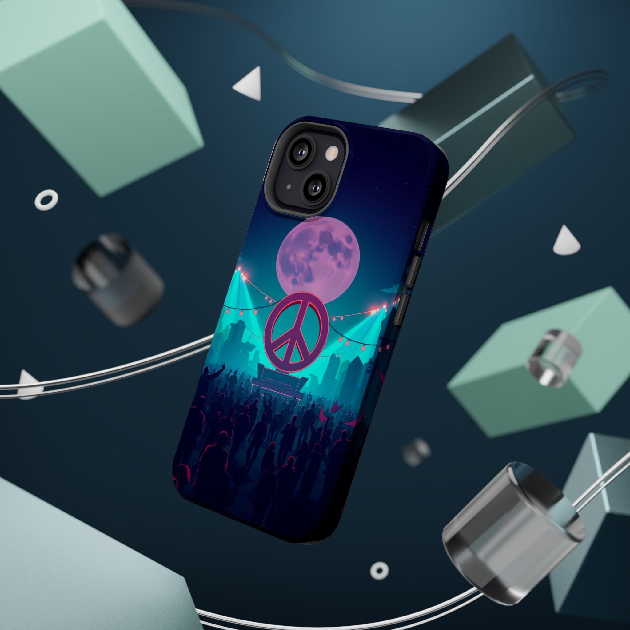 iPhone Woodstock Peace Mystic Art Bold Modern Everyday Snap Case · iPhone Case