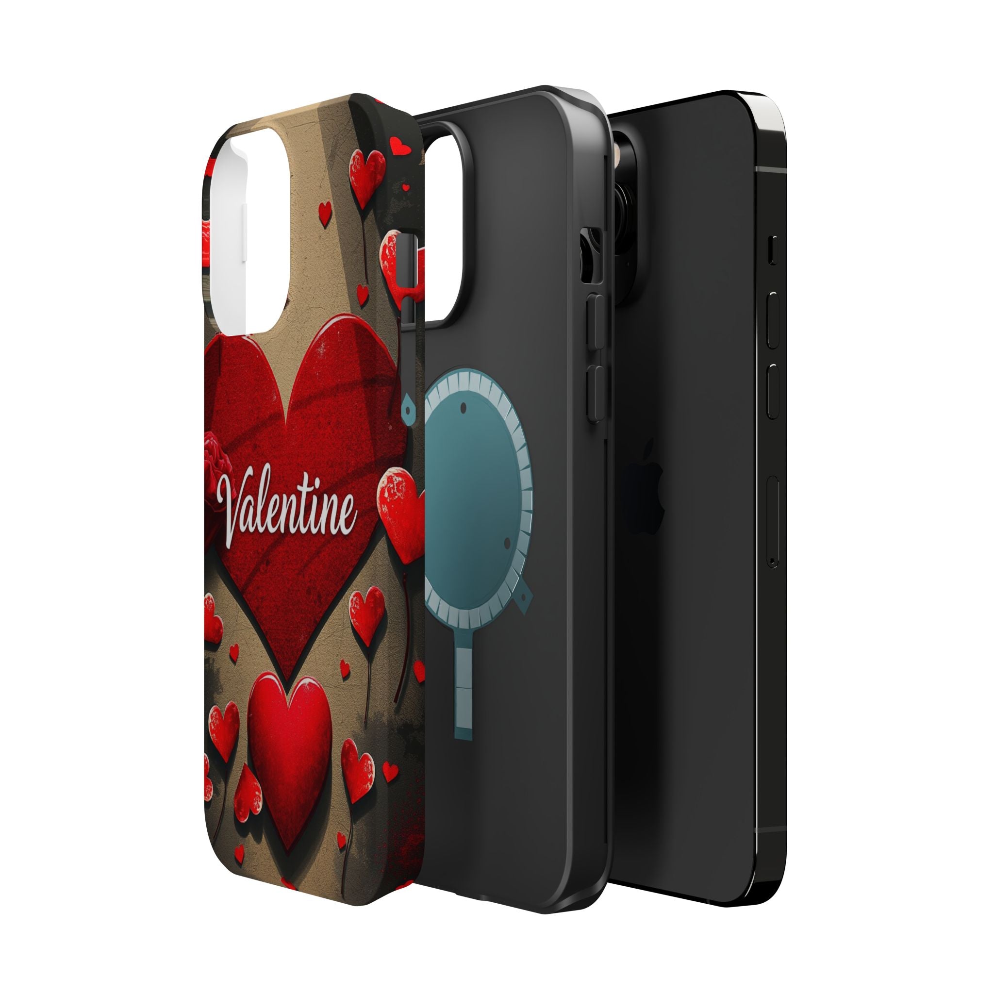 iPhone Serene Vintage Valentine Card Design Slim Everyday Designer Case · iPhone
