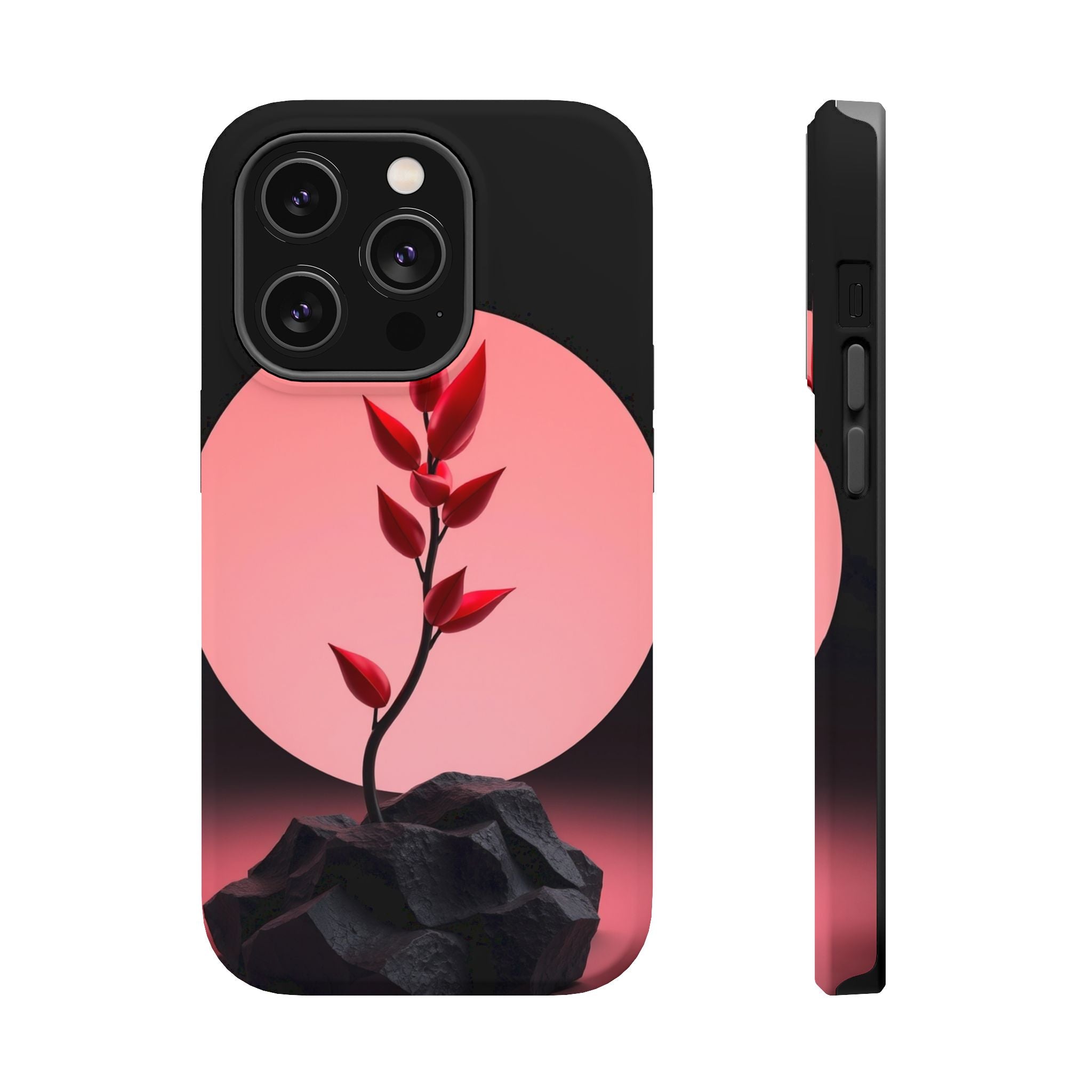 iPhone Serene Minimalist Stem Design Slim Everyday Designer Case · iPhone Case