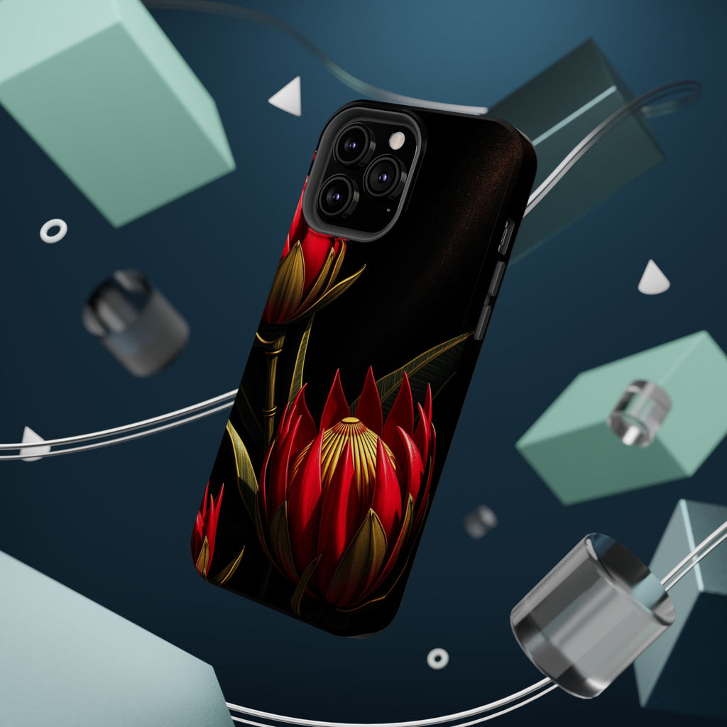 iPhone Protea Bold Gold Foil Luxury Slim Everyday Designer Case · iPhone Case