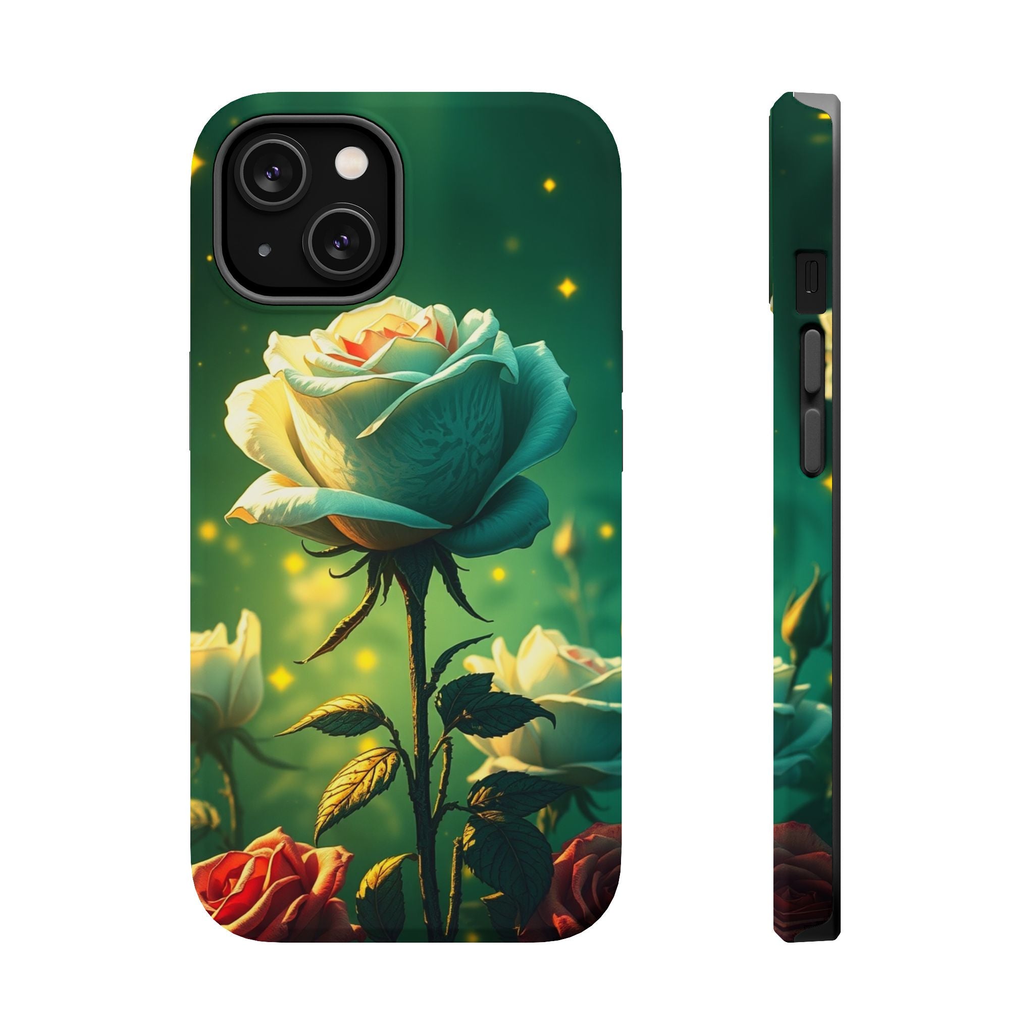 iPhone Earthy Rose Garden Design Bold Modern Everyday Snap Case · iPhone Case