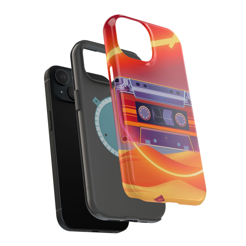 iPhone Cassette Tape Rewind Bold Art Slim Everyday Designer Case · iPhone Case