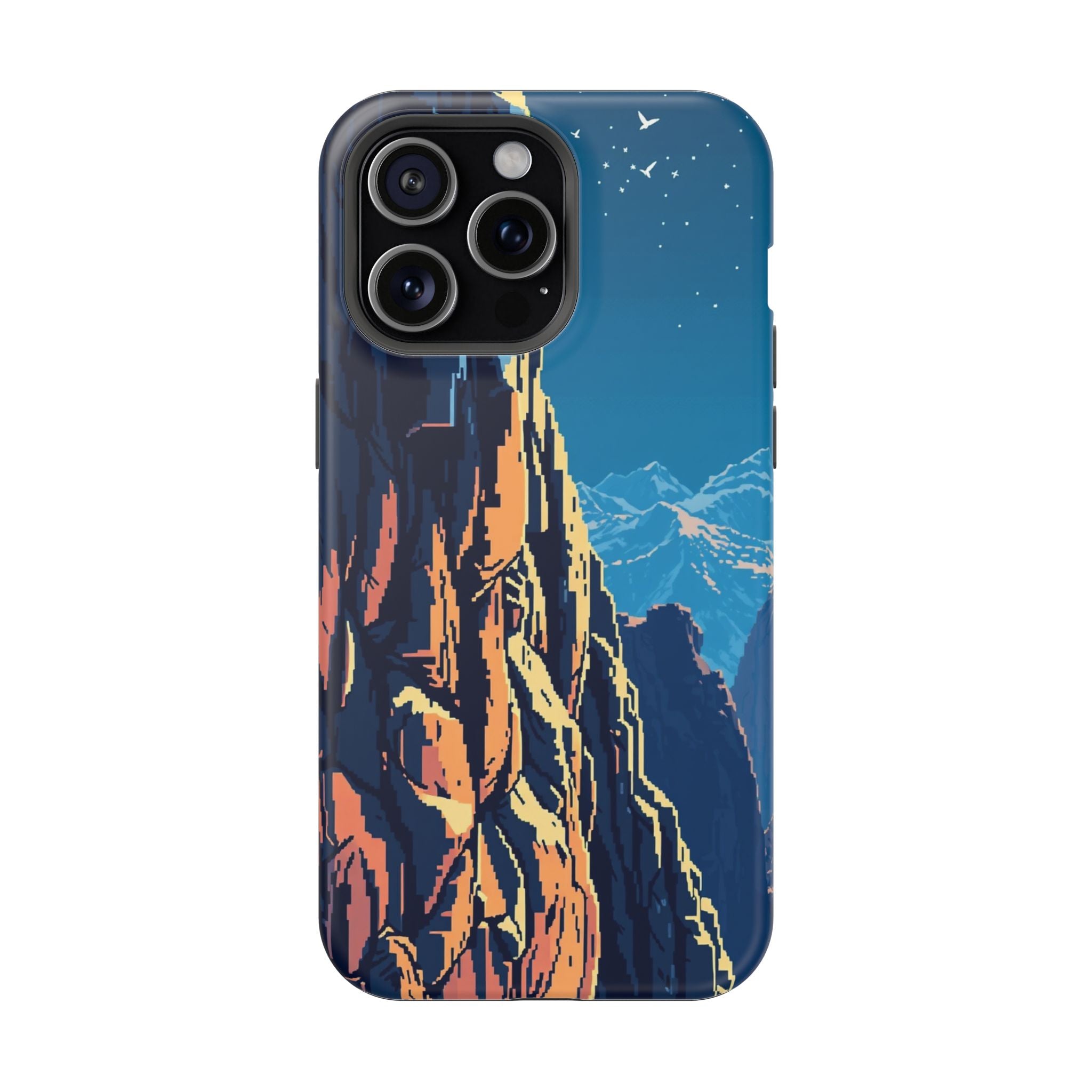 iPhone Midnight Blue And Silver Canyon Wall Slim iPhone Everyday · iPhone Case