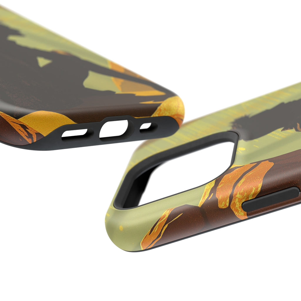 iPhone Mustard And Rust Overthinking Again Slim Everyday Designer Case · iPhone