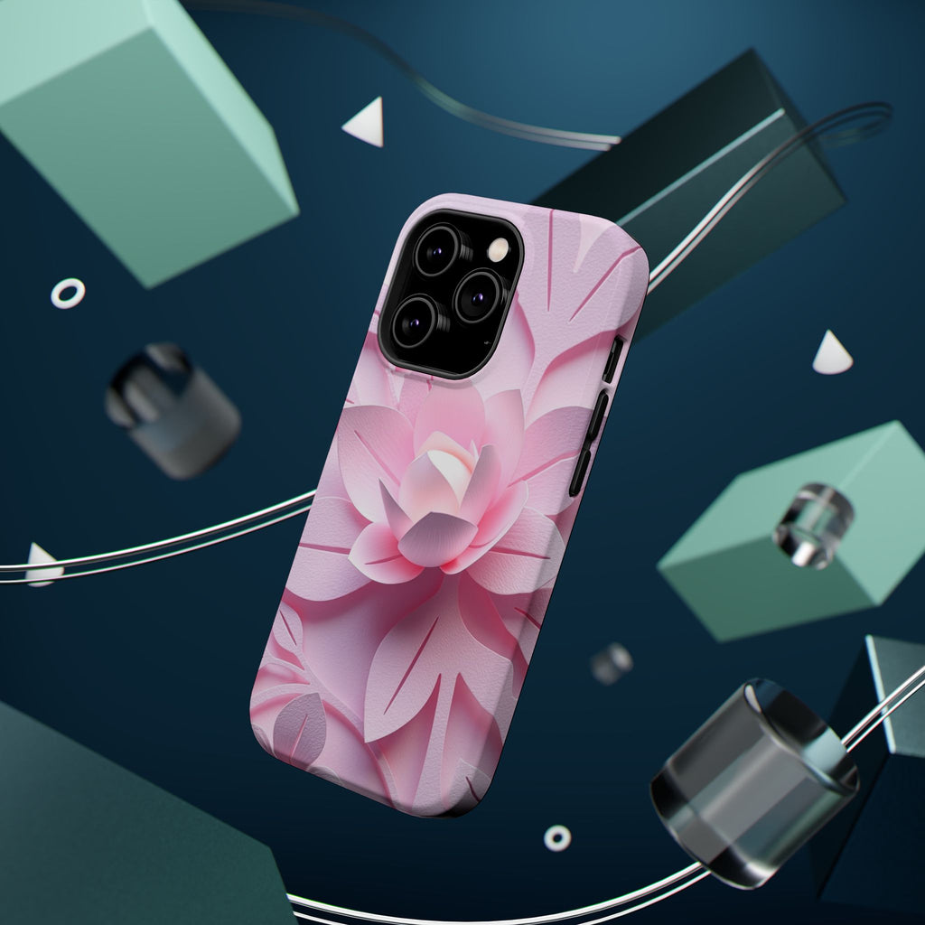 iPhone Floral Geometric Paper Cut Art Slim Everyday Designer Case · iPhone Case