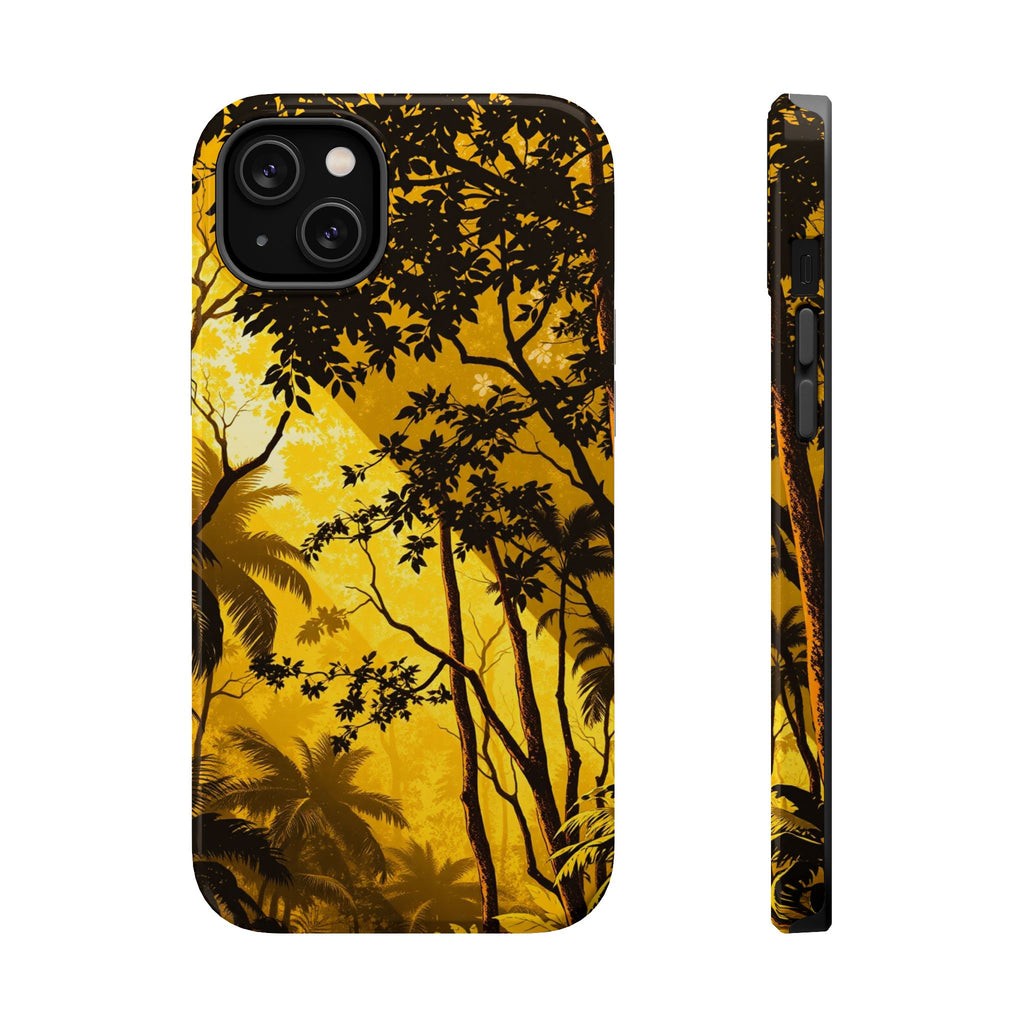 iPhone Mustard And Rust Rainforest Canopy Slim iPhone Everyday Designer · iPhone