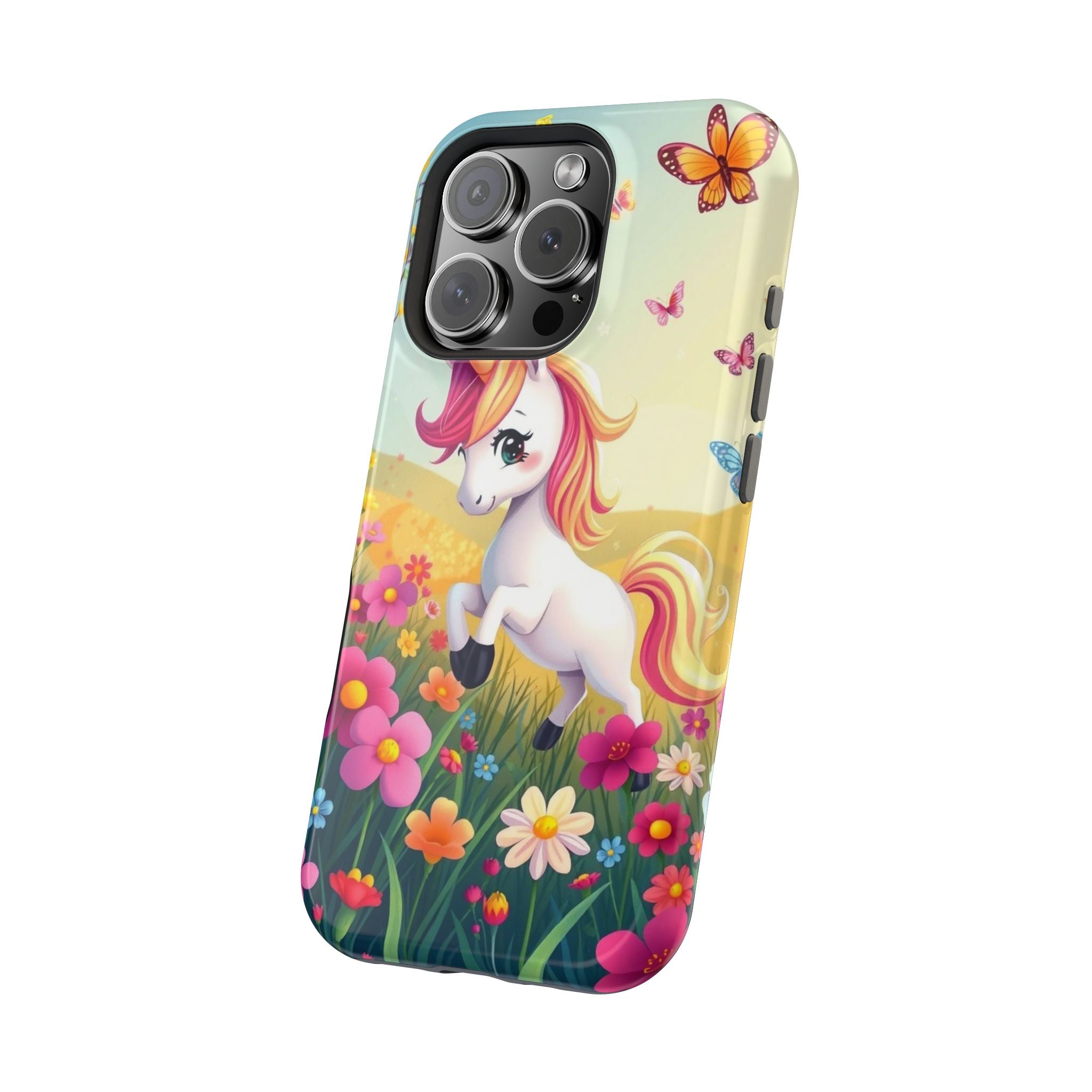 iPhone Magical Meadow Unicorn Kids Fun iPhone Phone Case Gift Slim · iPhone Case