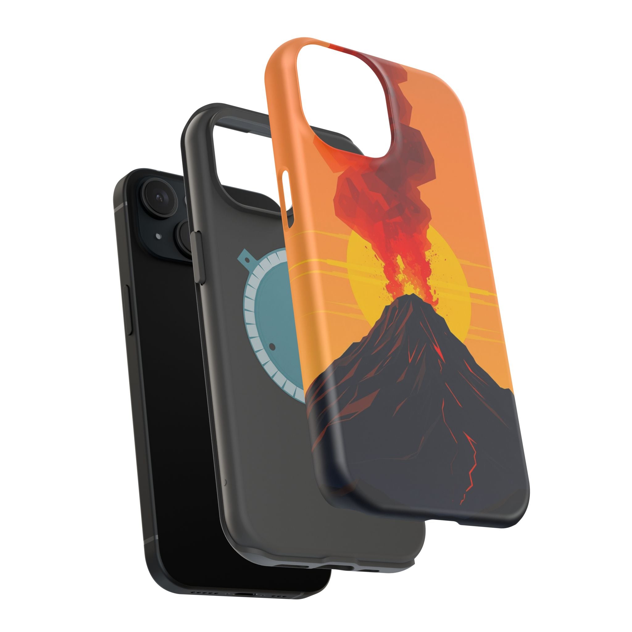 iPhone Vibrant Volcanic Eruption Design Slim Everyday iPhone Designer · iPhone C