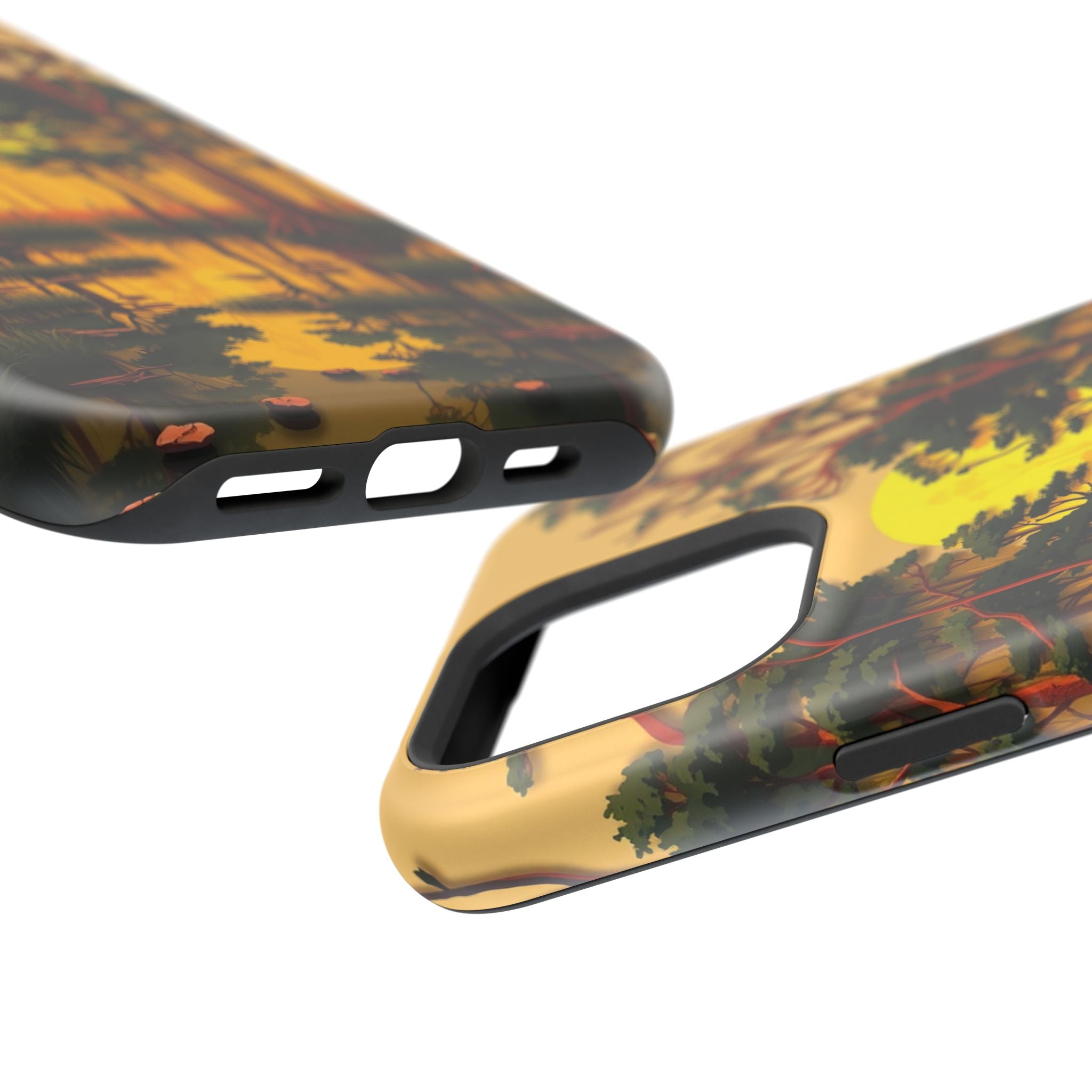 iPhone Earthy Cypress Swamp Design Bold Modern Everyday Snap Case · iPhone Case