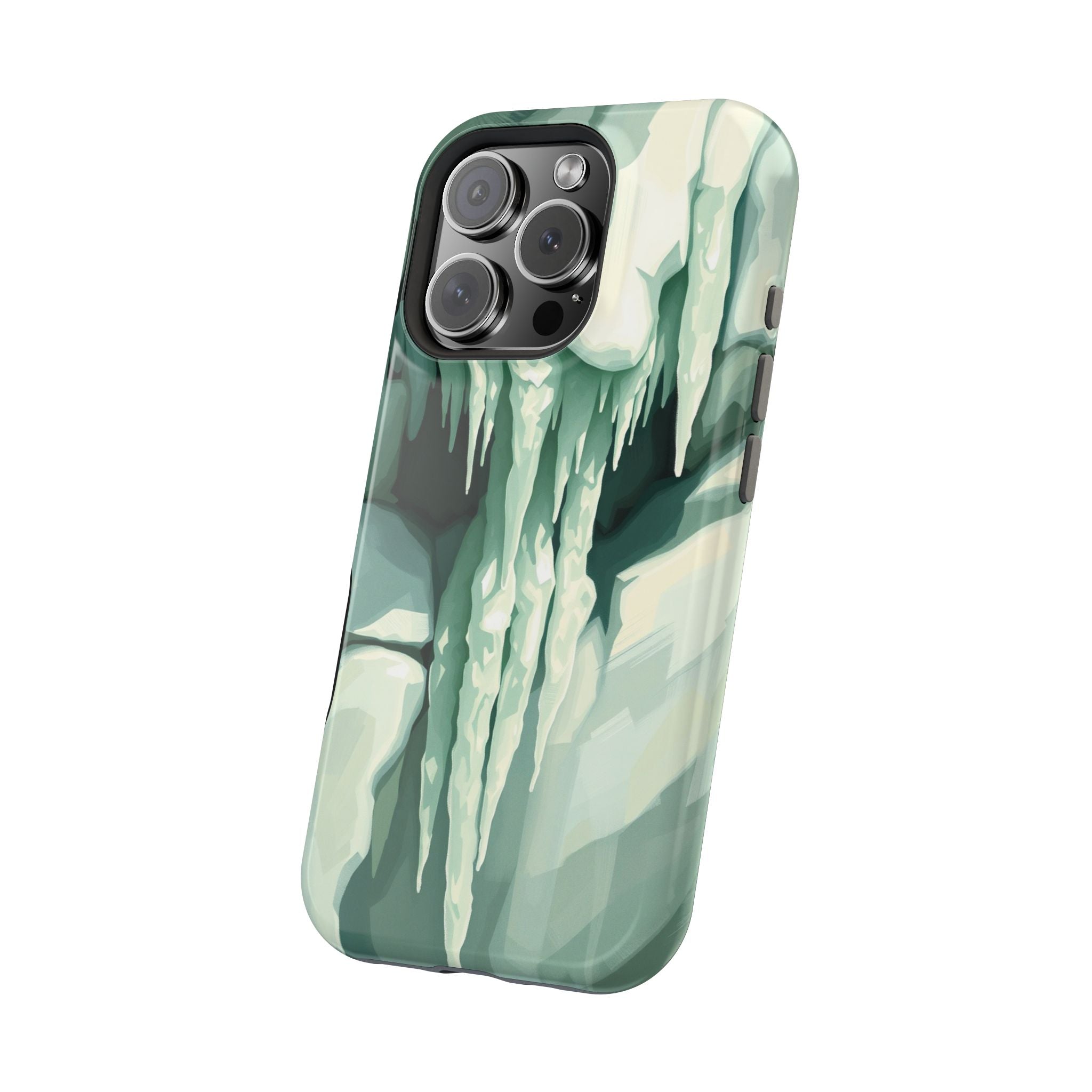 iPhone Earthy Icicle Formation Design Slim Everyday Designer Case · iPhone Case