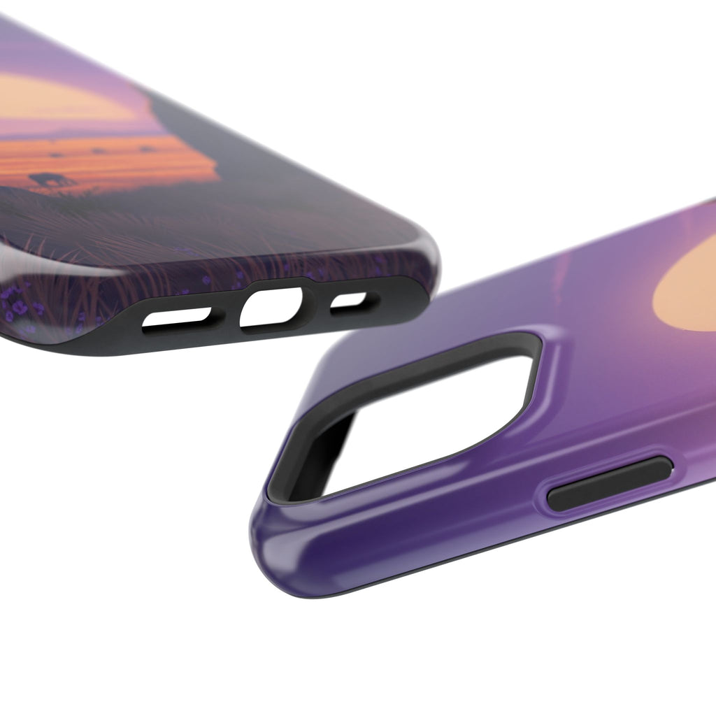iPhone Lavender And Pearl Savanna Horizon Slim iPhone 18 Everyday · iPhone Case
