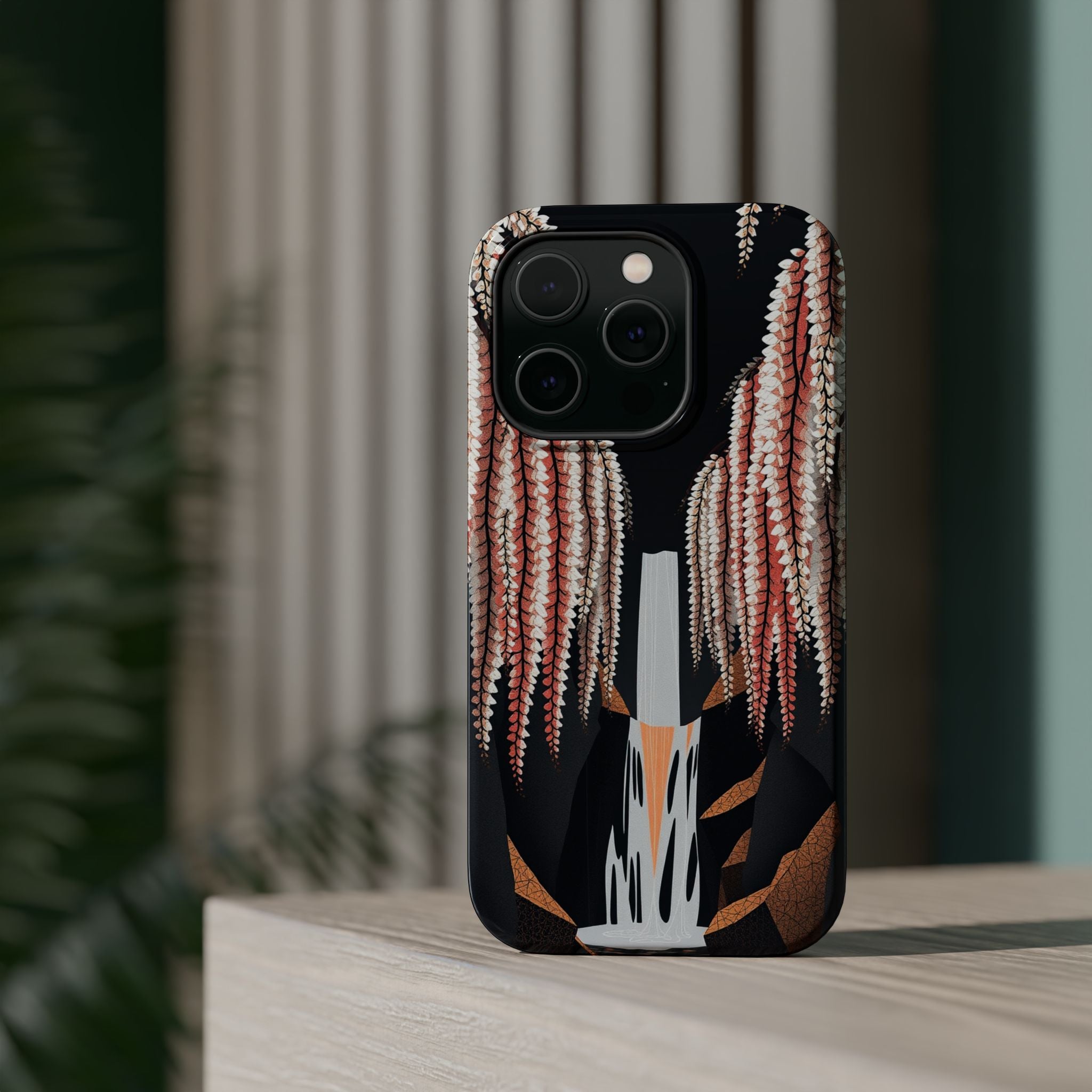 iPhone Earthy Wisteria Cascade Design Slim Everyday iPhone 10 Designer · iPhone