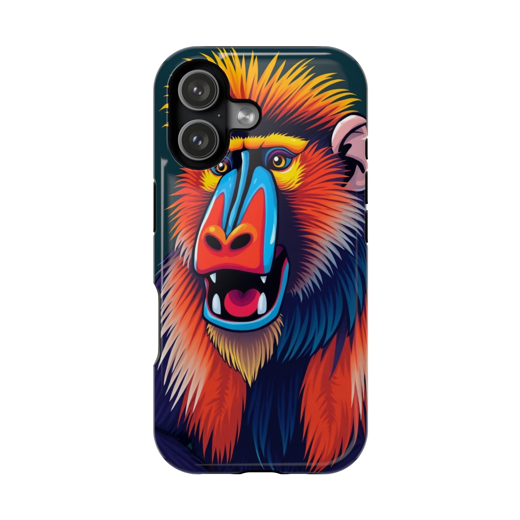 iPhone Mandrill Colorful Face Kids Fun iPhone Phone Case Gift Slim · iPhone Case