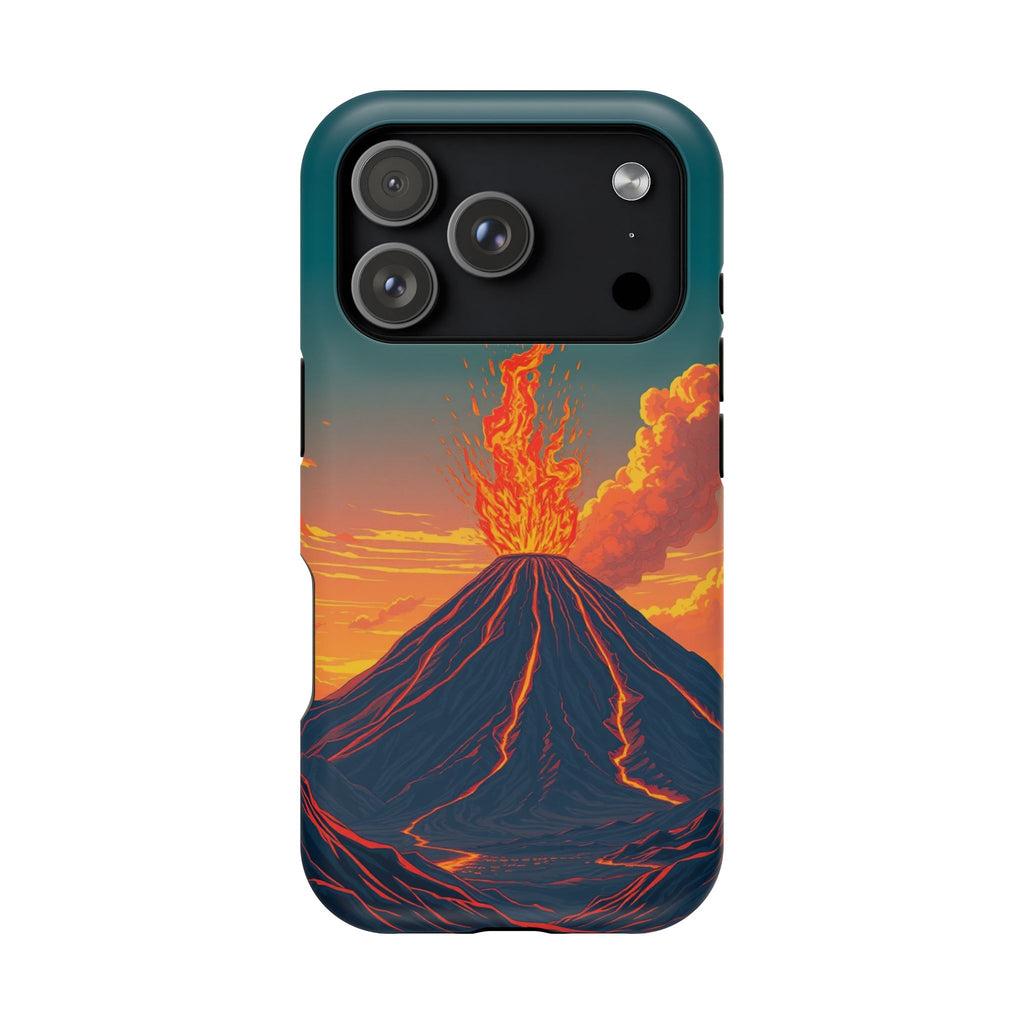 iPhone Sunset Amber And Peach Volcanic Eruption iPhone 19 Artistic · iPhone Case