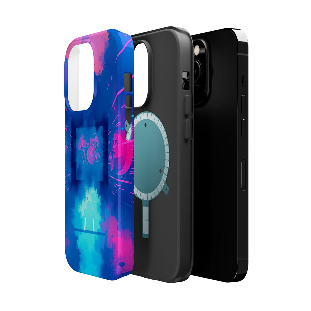 iPhone Digital Noise Vibrant Watercolor Slim Everyday iPhone Designer · iPhone C