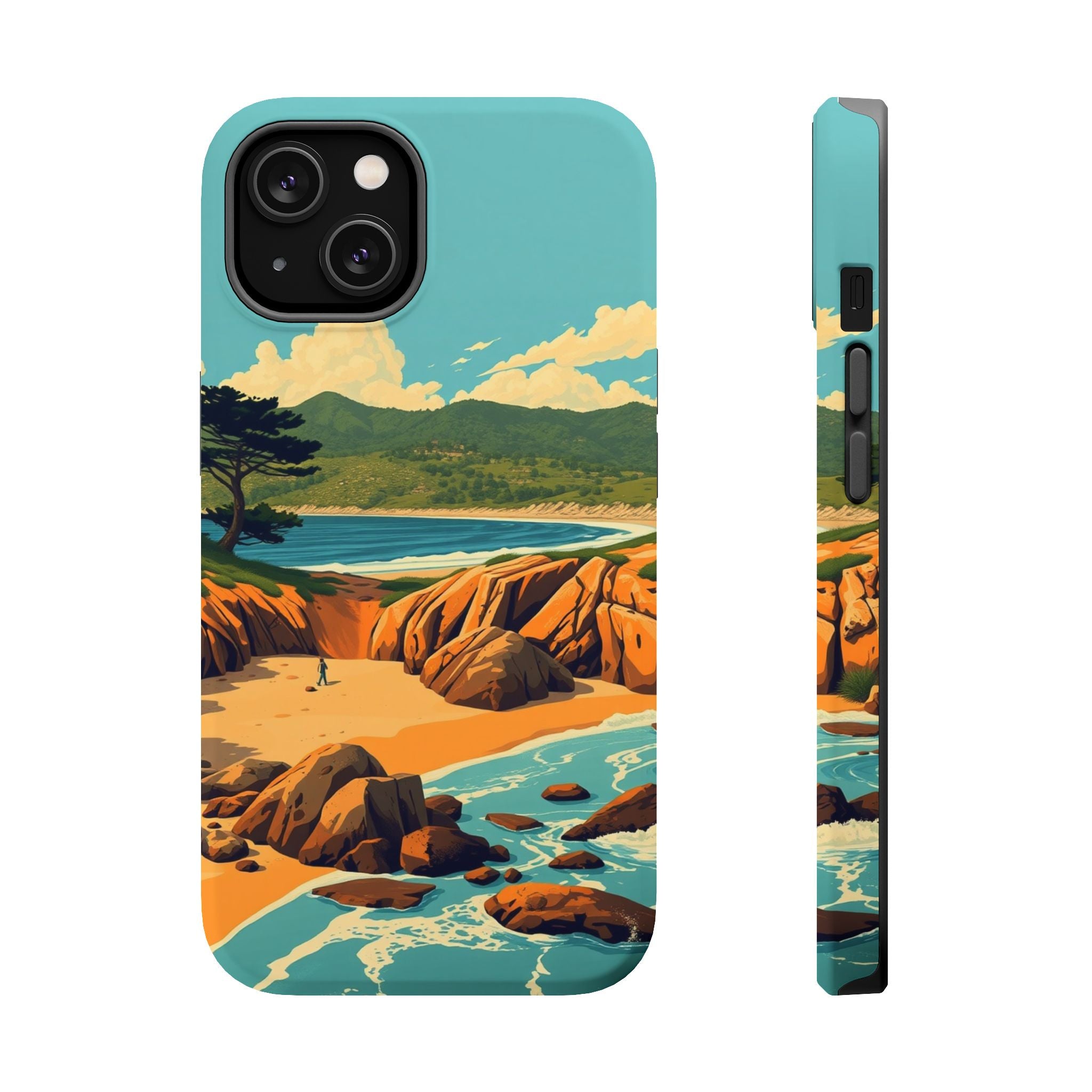 iPhone Pebble Beach Vintage Retro Poster Slim Everyday iPhone Designer · iPhone