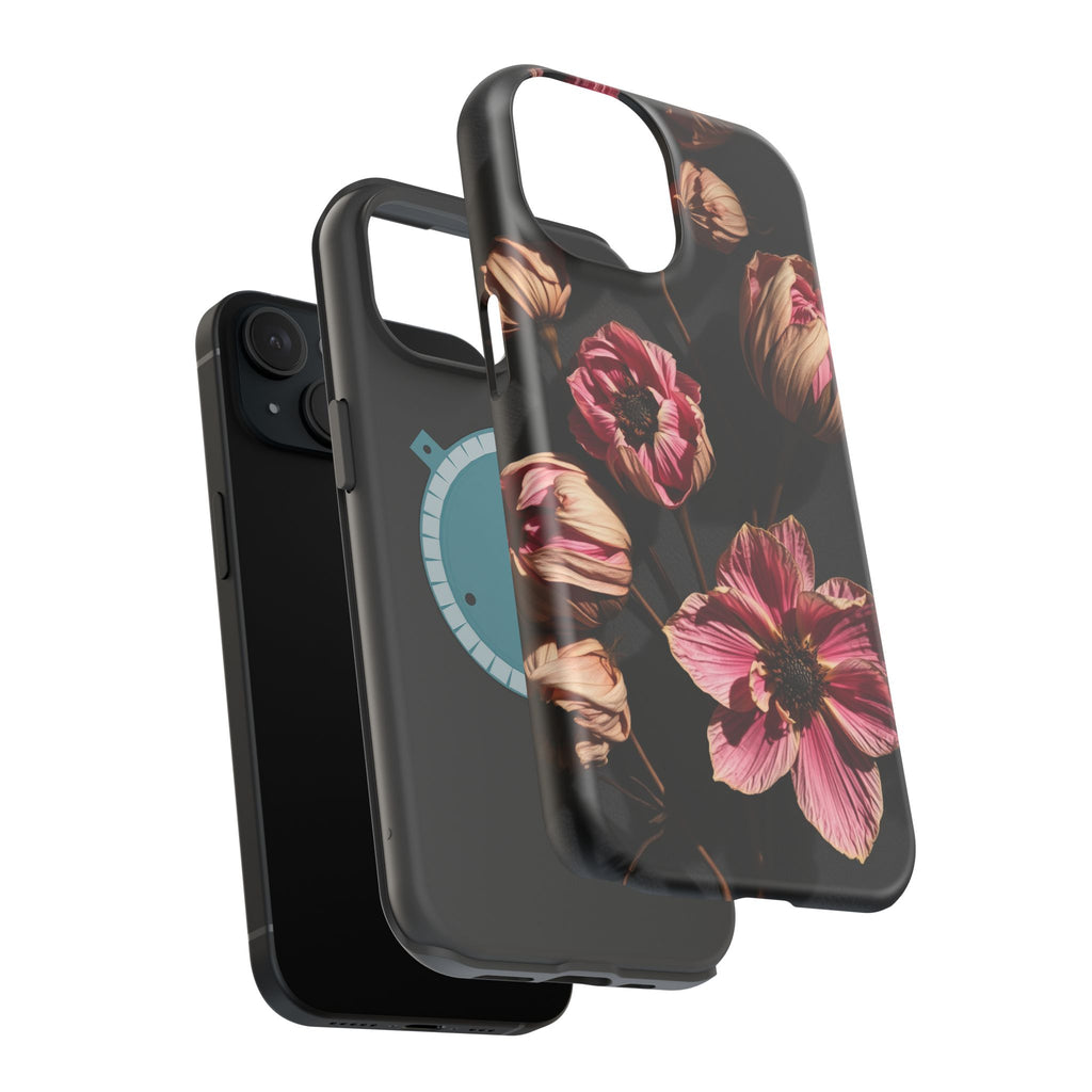 iPhone Dried Flower Flat Lay Electric Art Slim Snap Case · iPhone Case