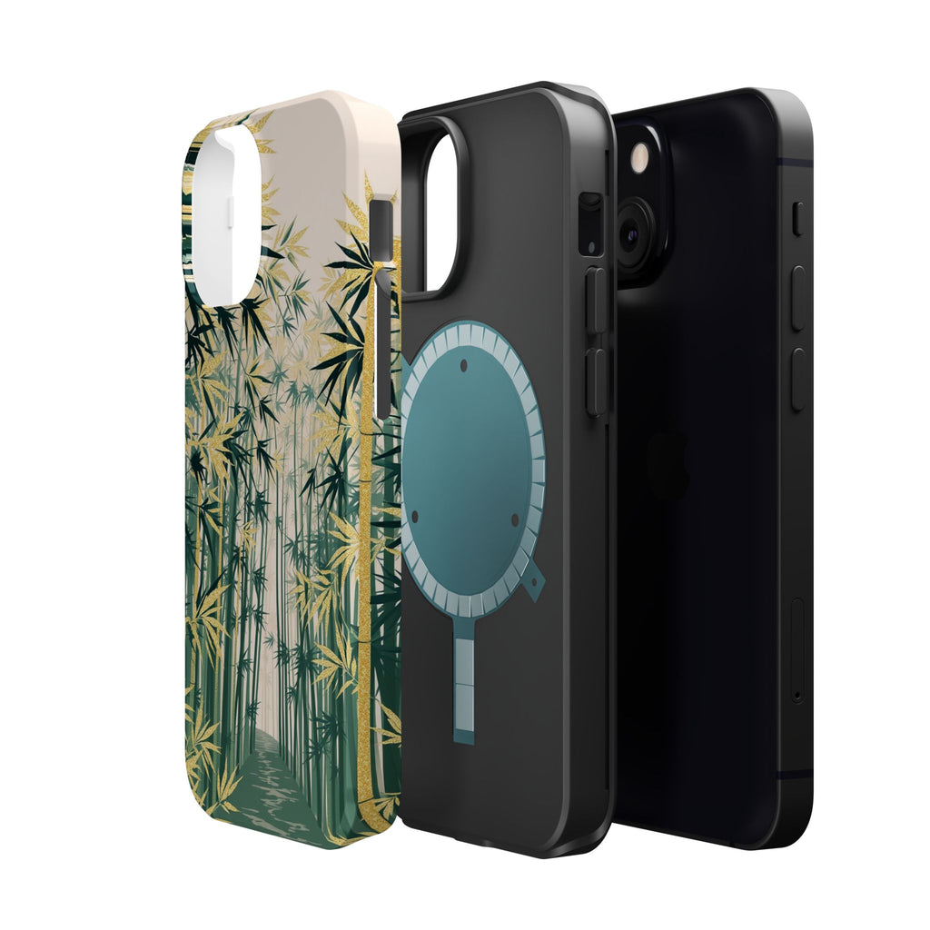 iPhone Serene Bamboo Grove Design Bold Modern Everyday Snap Case · iPhone Case