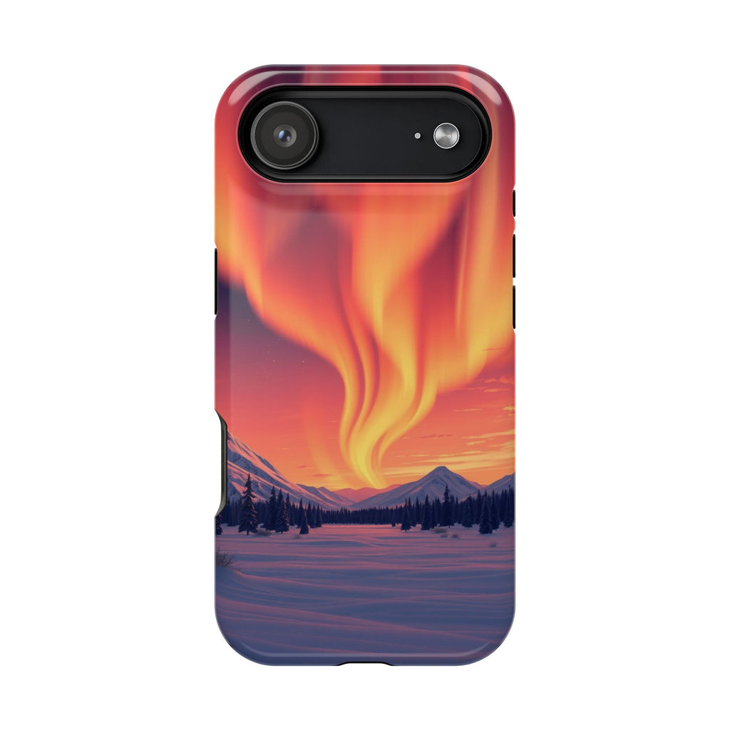 iPhone Sunset Amber And Peach Northern Lights Slim iPhone Everyday · iPhone Case
