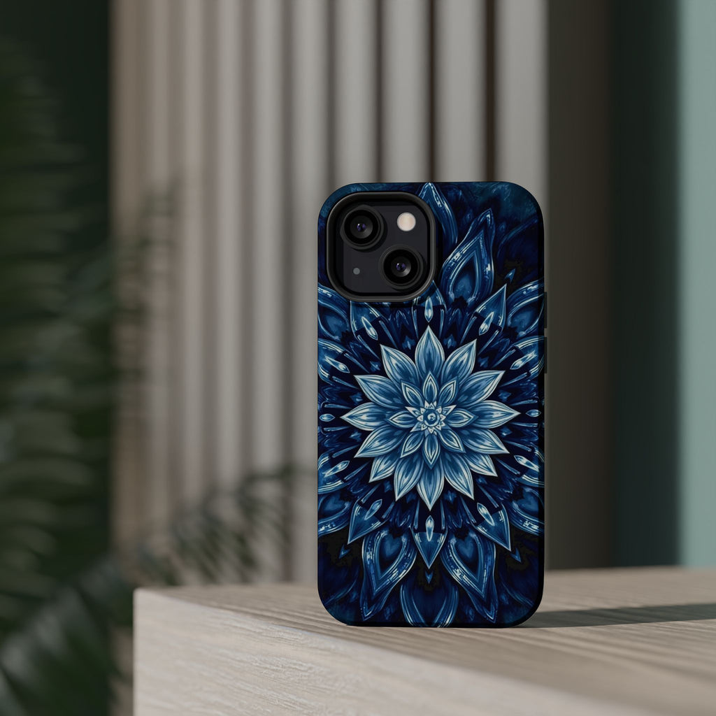 iPhone Floral Mandala Electric Art Bold Modern Everyday Snap Case · iPhone Case