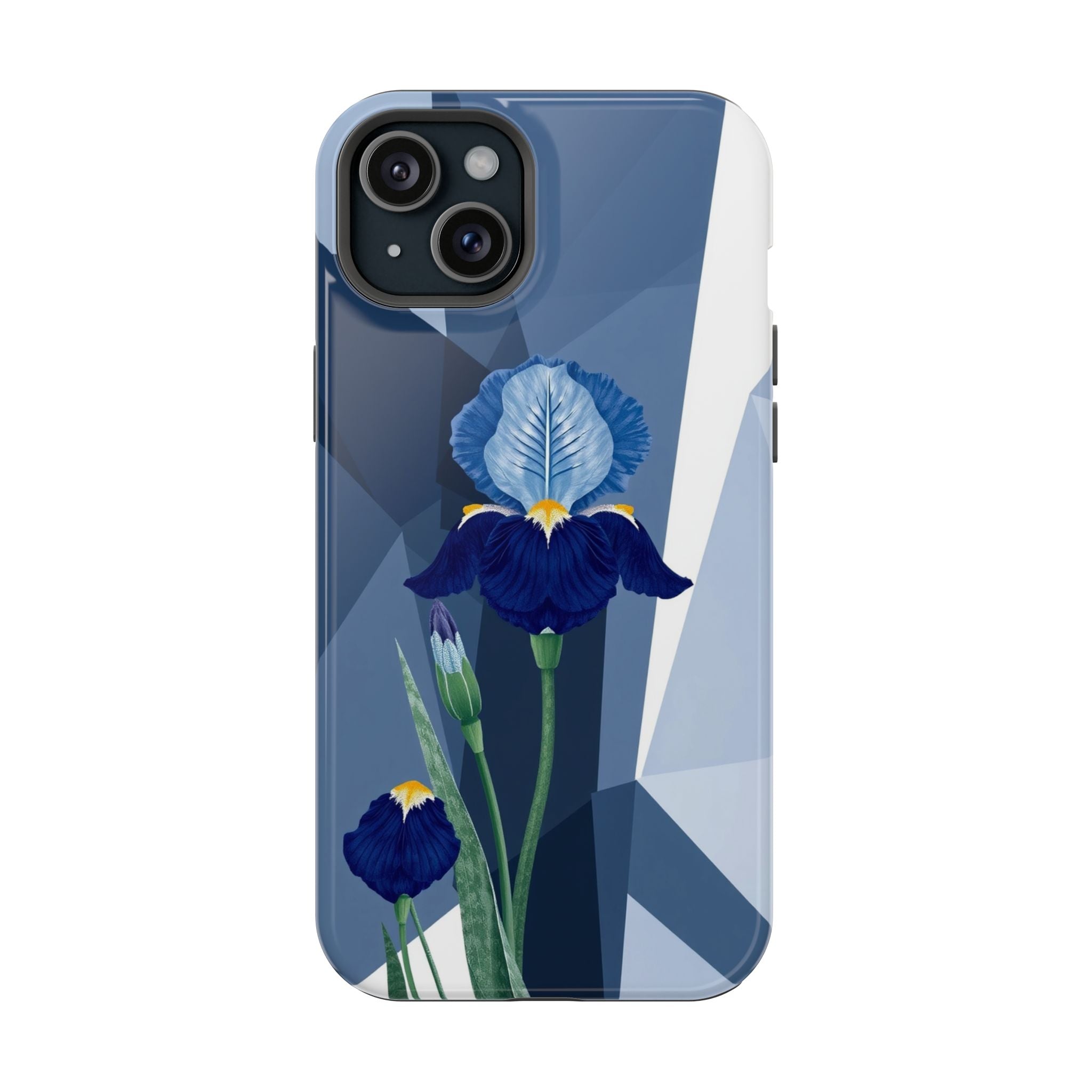 iPhone Earthy Iris Garden Design Bold Modern Everyday Snap Case · iPhone Case