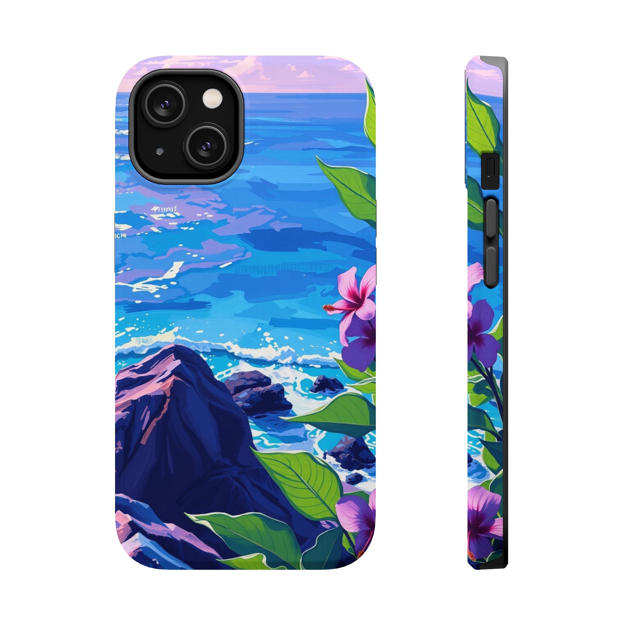 iPhone Hibiscus Coast Enchanted Art Slim Everyday Designer Case · iPhone Case