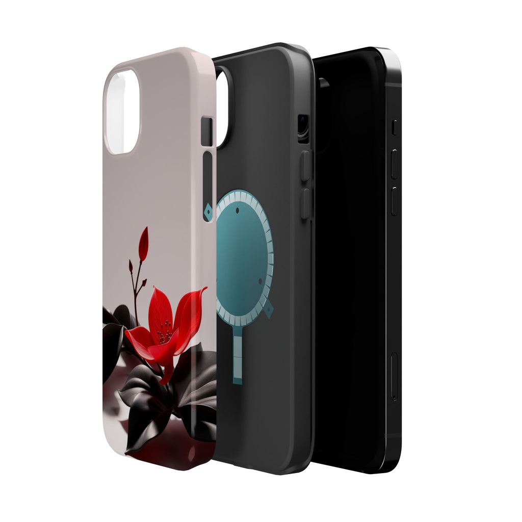 iPhone Radiant Bloom and Leaf Design Slim Everyday Designer Case · iPhone Case