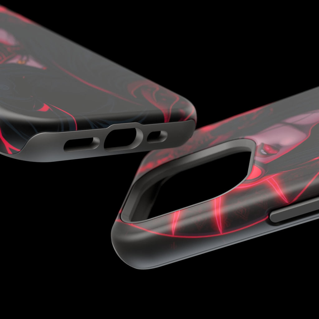 iPhone Black And Crimson Art Nouveau Female Slim Everyday Designer Case · iPhone