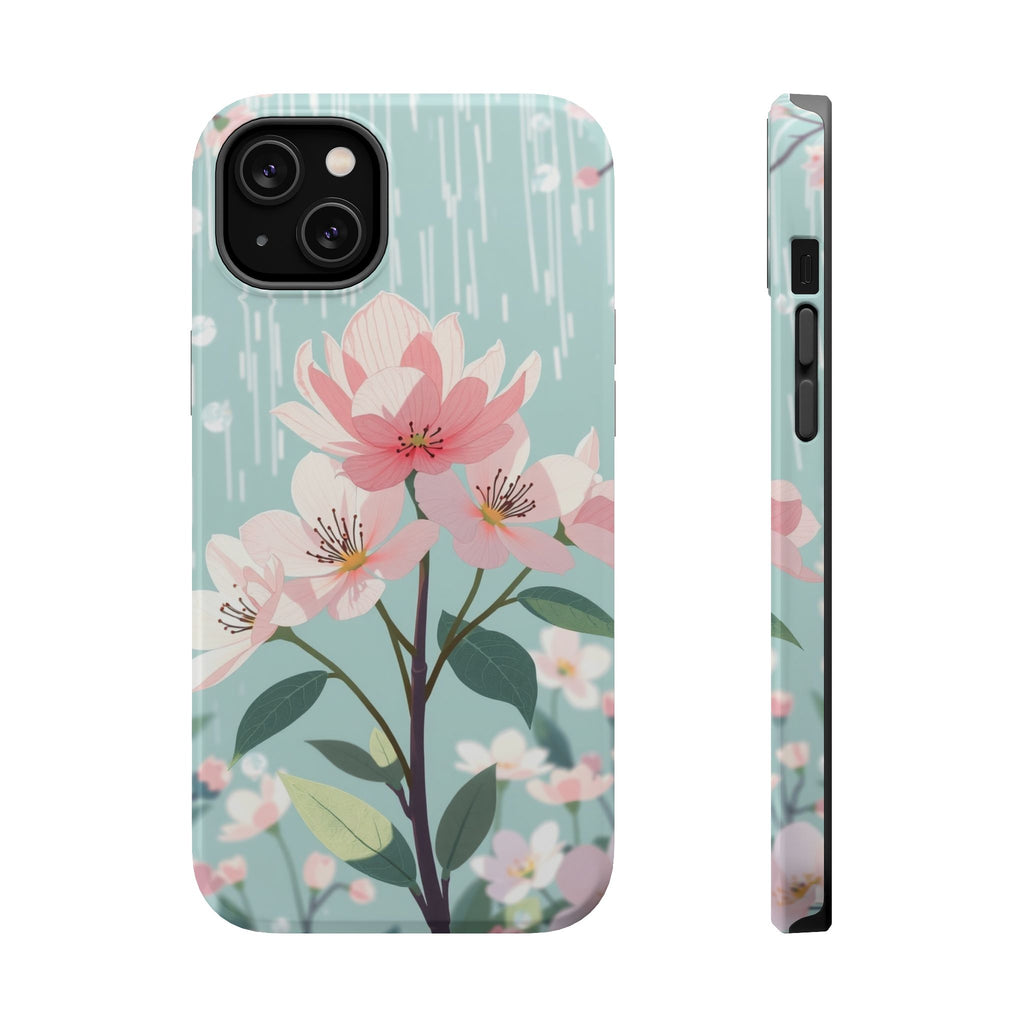 iPhone Mint And Blush Spring Shower Bloom Slim iPhone Everyday Designer · iPhone