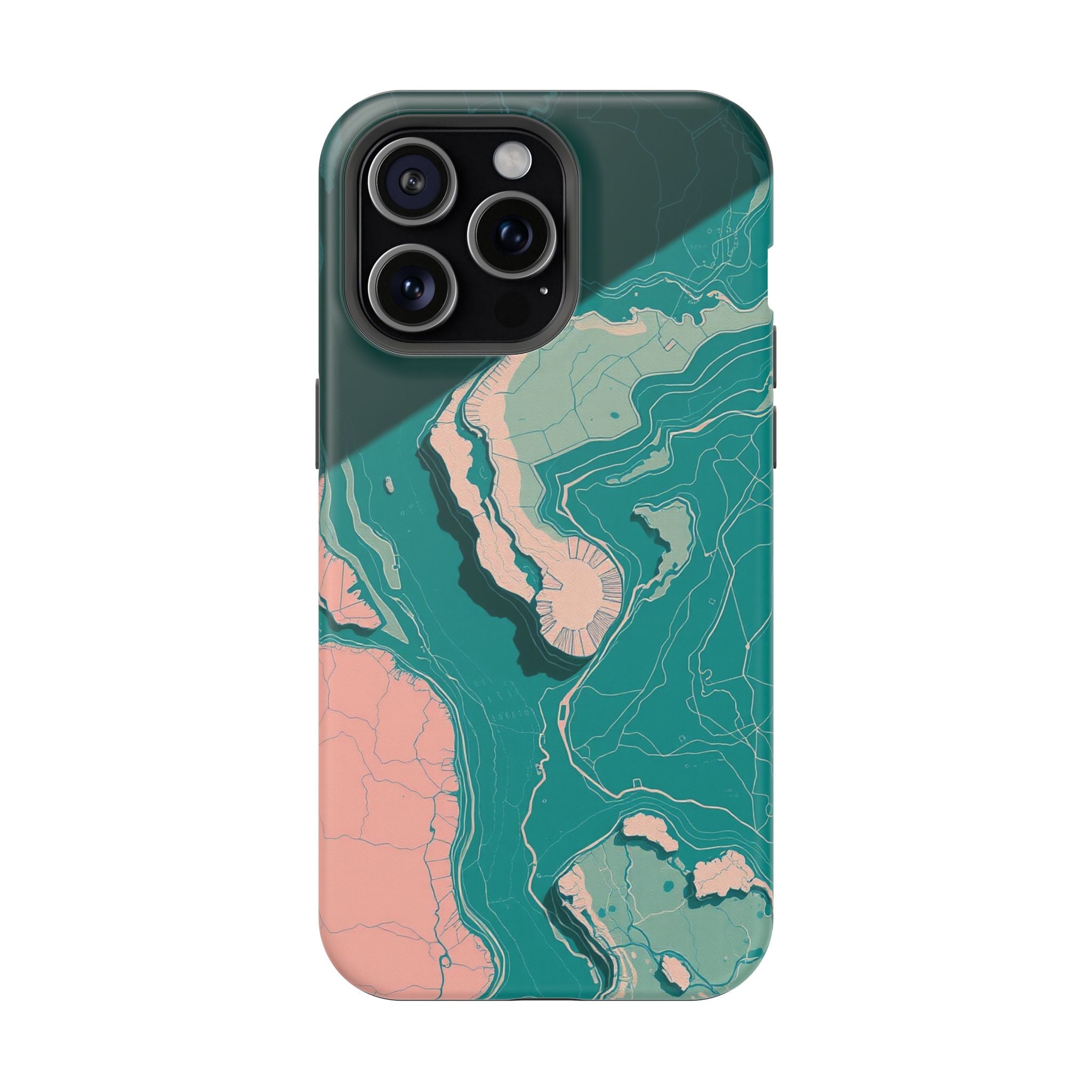 iPhone Earthy River Delta Aerial Design Slim Everyday iPhone 18 · iPhone Case