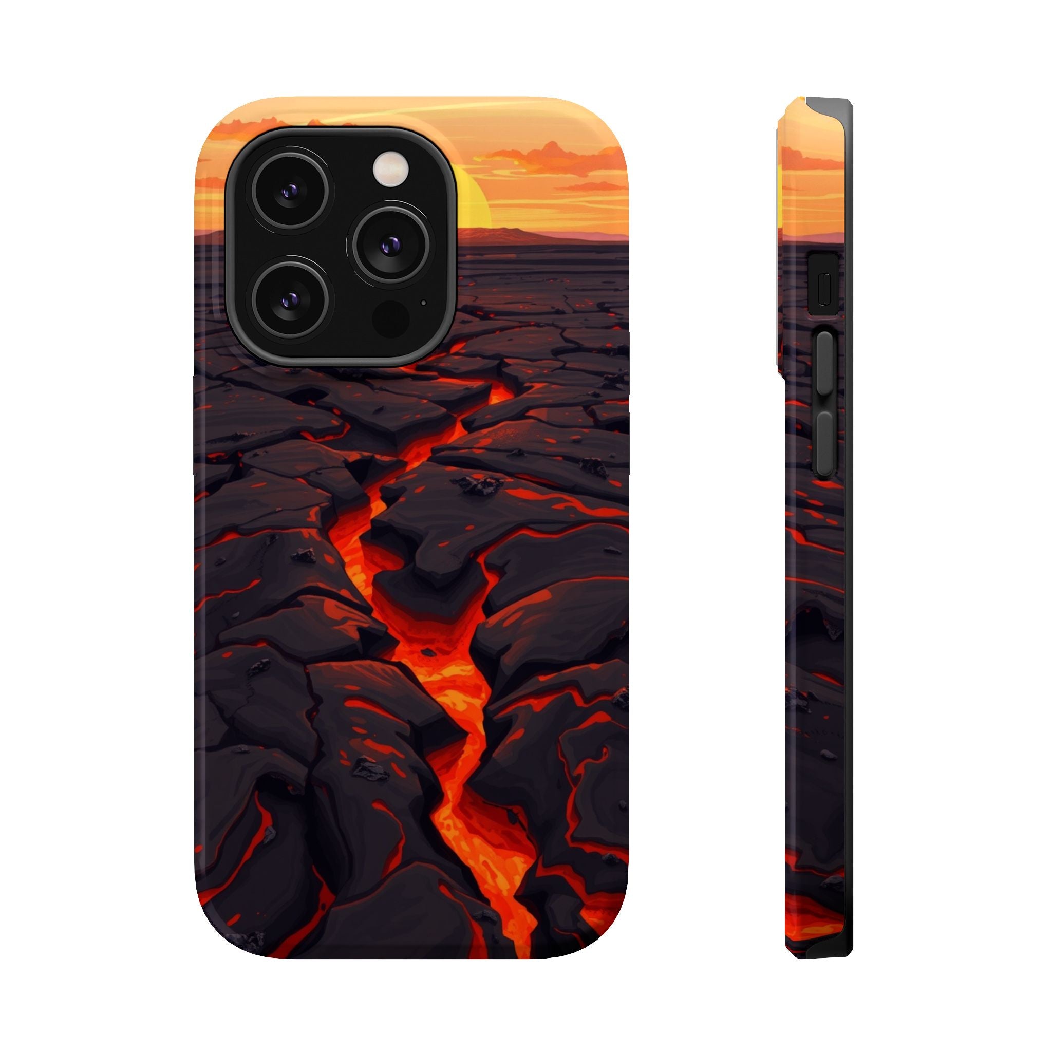 iPhone Lava Field Earthy Design Slim Everyday Designer Case · iPhone Case