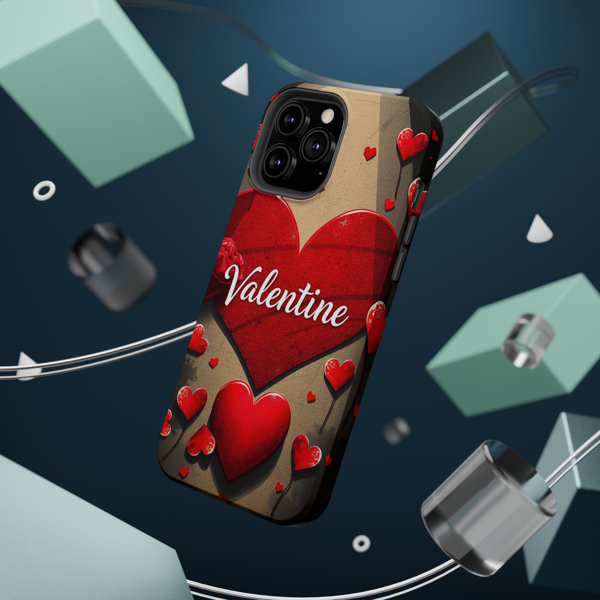 iPhone Serene Vintage Valentine Card Design Slim Everyday Designer Case · iPhone