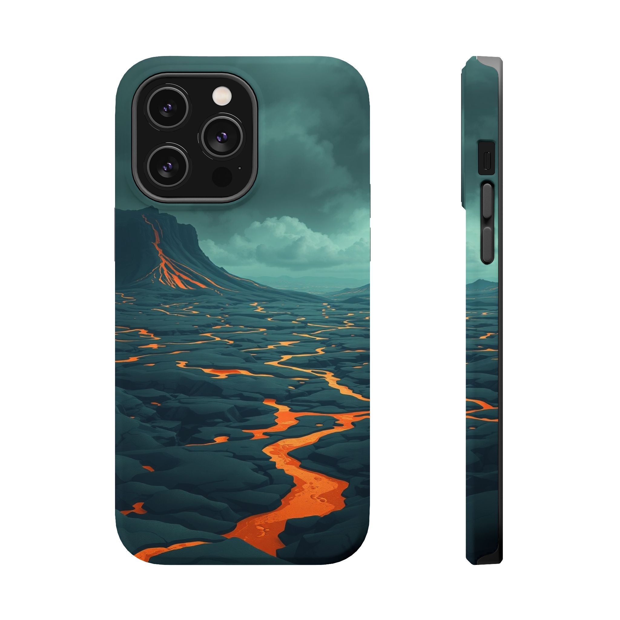 iPhone Radiant Lava Field Design 18 Slim Everyday Designer Case · iPhone Case
