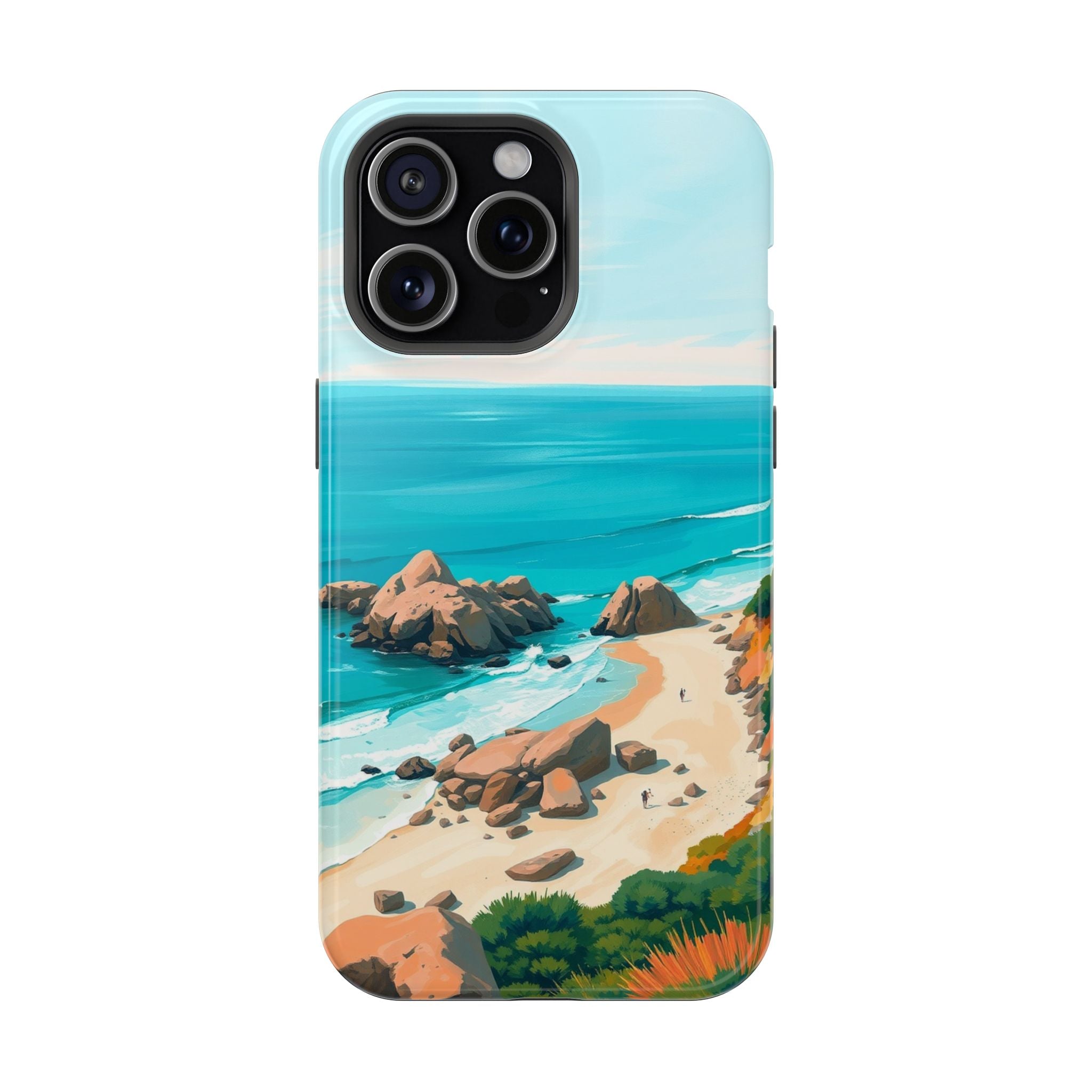iPhone Pebble Beach Cinematic Art Bold Modern Everyday Snap Case · iPhone Case