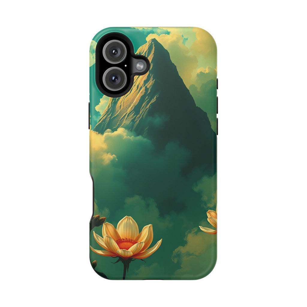 iPhone Emerald Green And Gold Night Bloomer Slim iPhone Everyday · iPhone Case