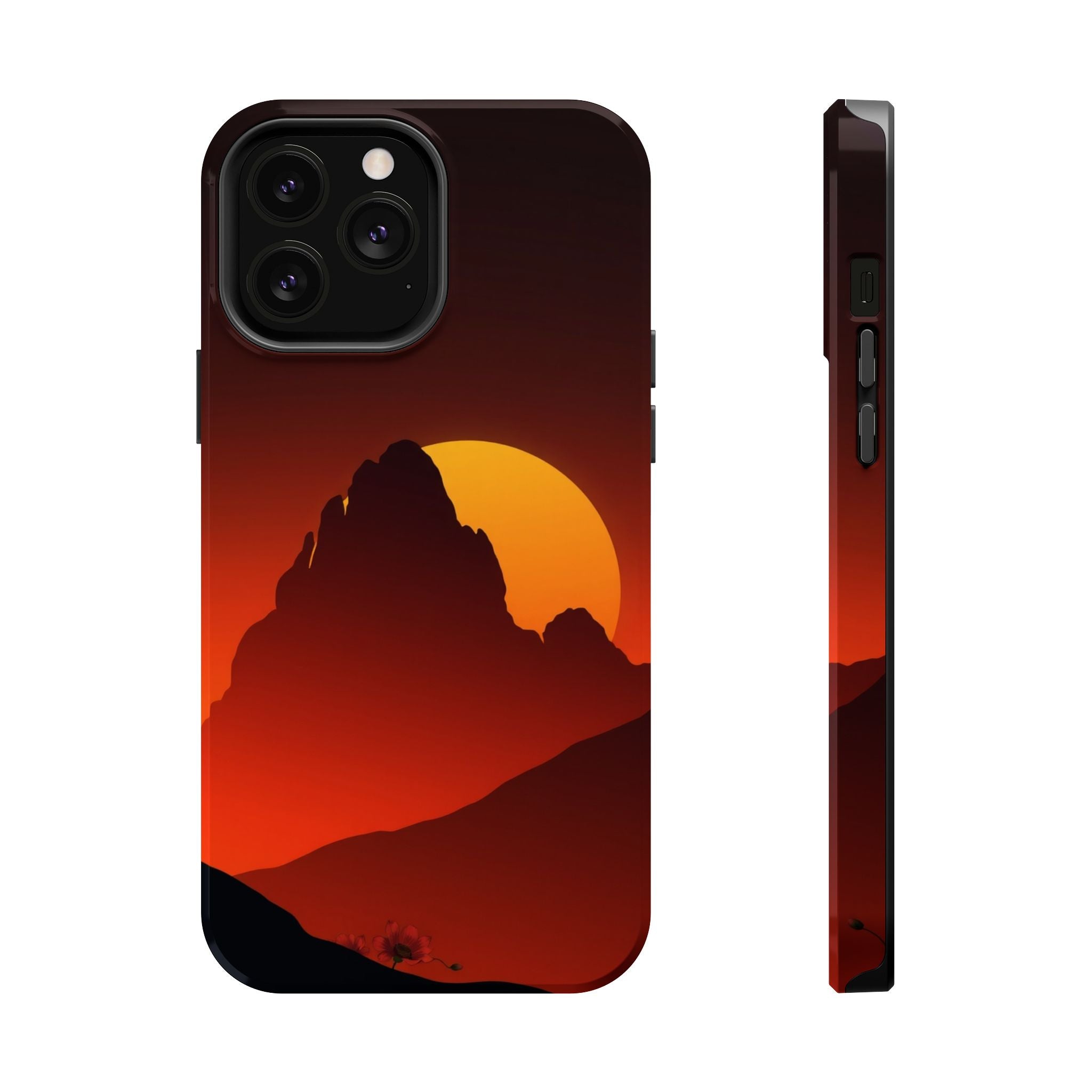 iPhone Sunset Amber And Peach Gradient Bloom Slim iPhone Everyday · iPhone Case