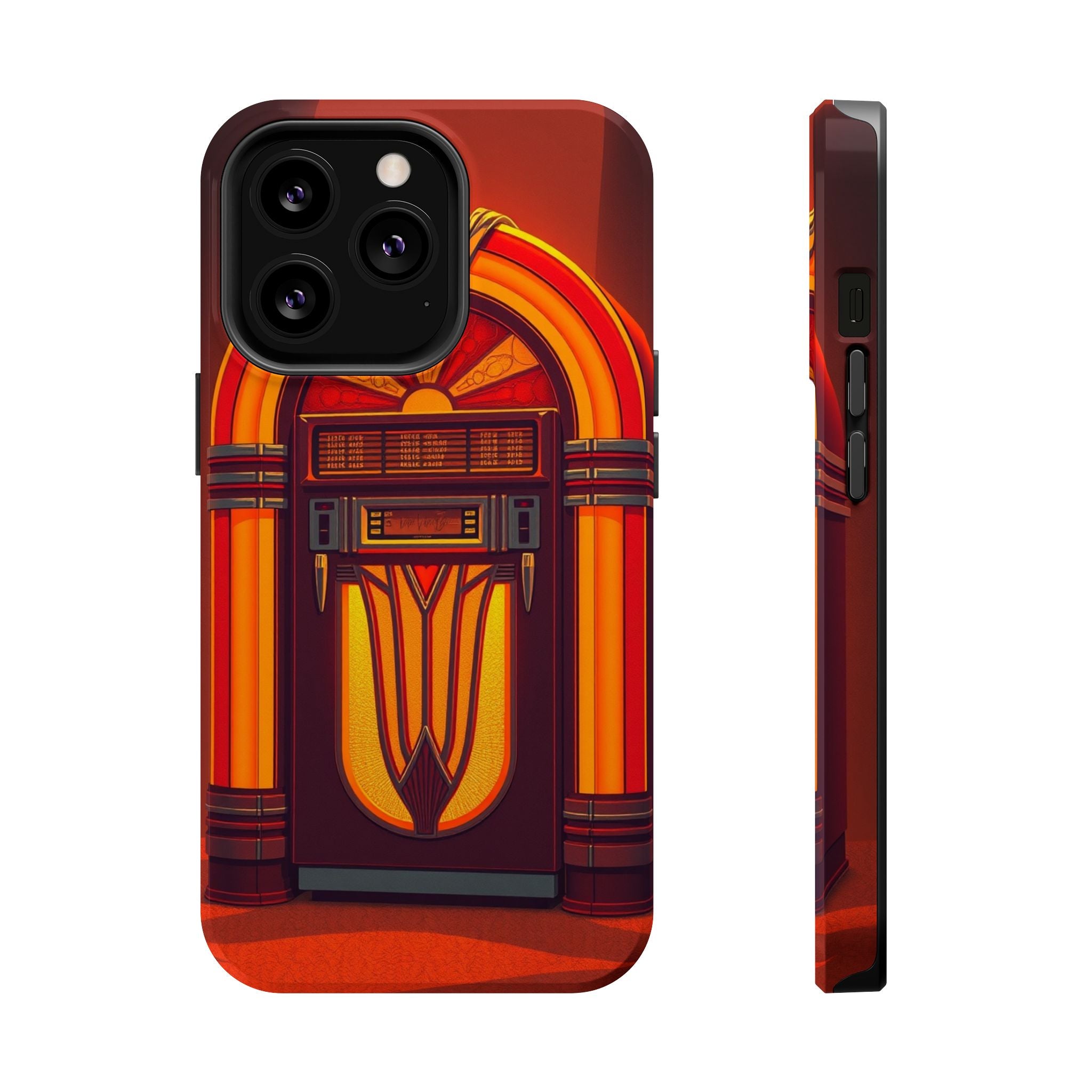 iPhone Jukebox Glow Pop Art Bold Bold Modern Everyday Snap Case · iPhone Case