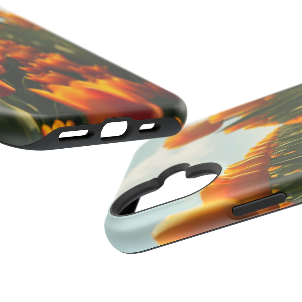 iPhone Tulip Row Radiant Design Slim Everyday Designer Case · iPhone Case